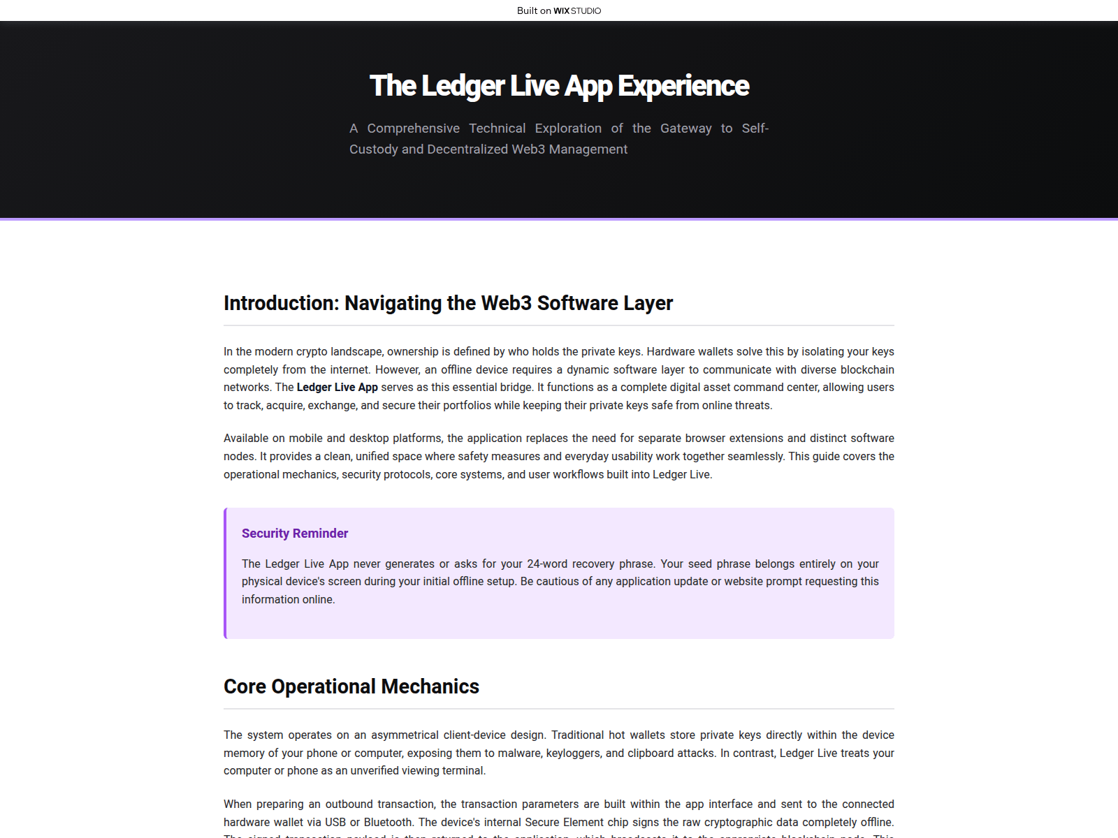 Screenshot of cloud-applive.wixstudio.com