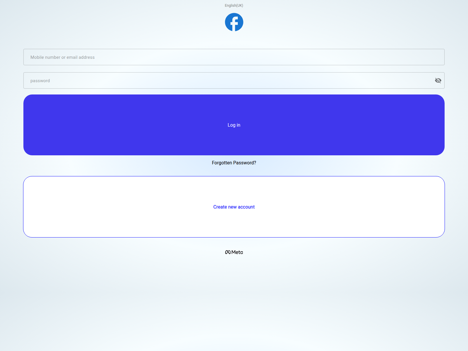 Screenshot of facebooks-logins.onrender.com