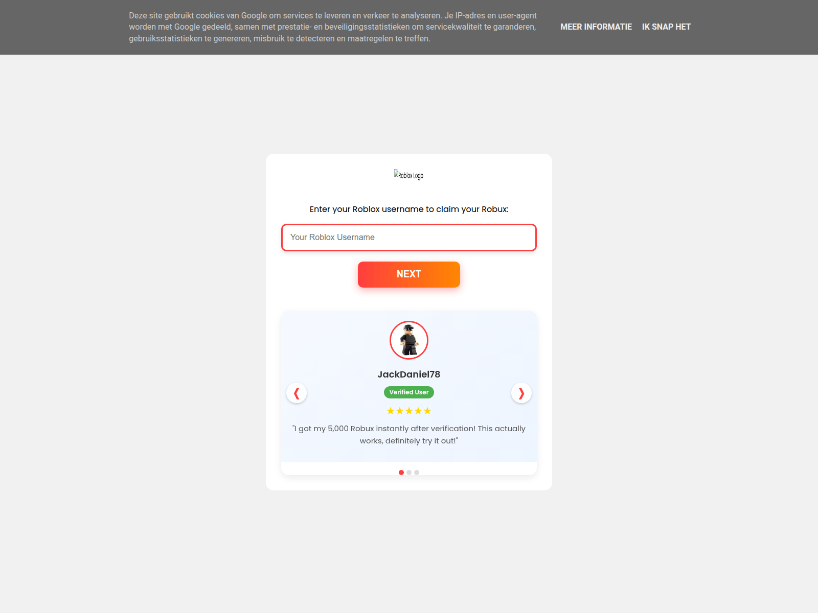 Screenshot of r0buxpremium-web.blogspot.com