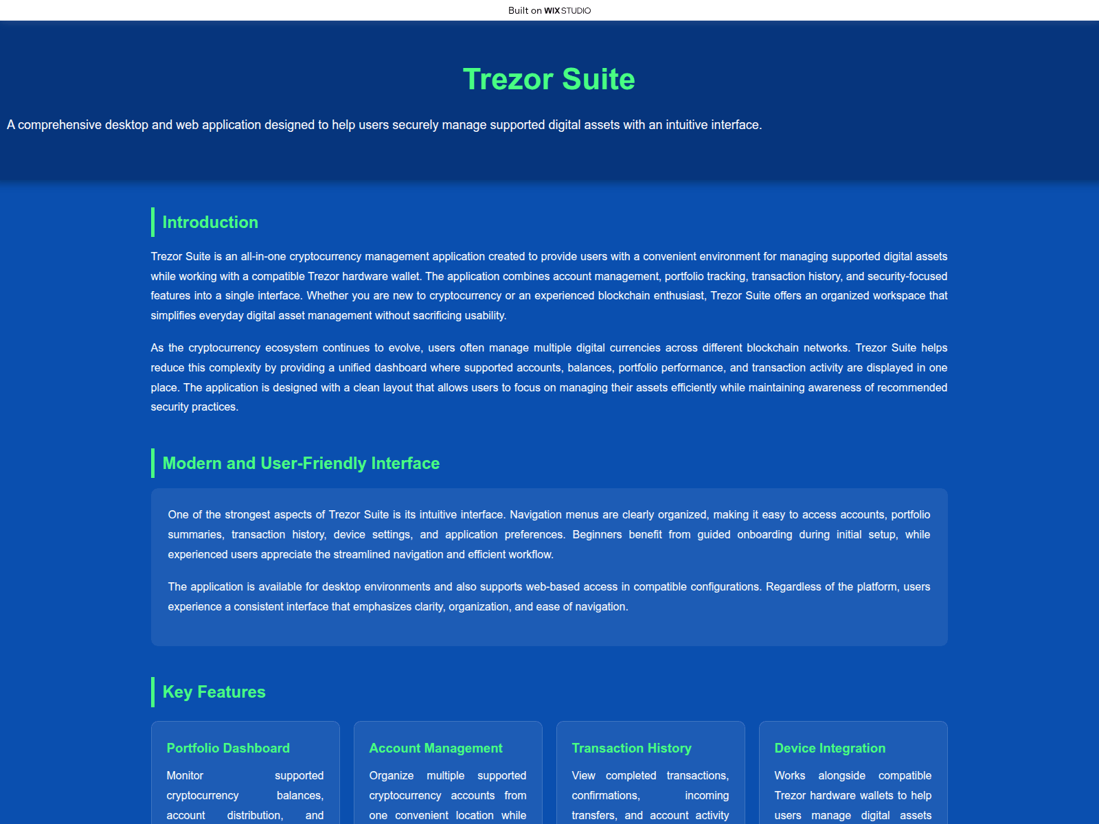 Screenshot of official-suitecdn.wixstudio.com