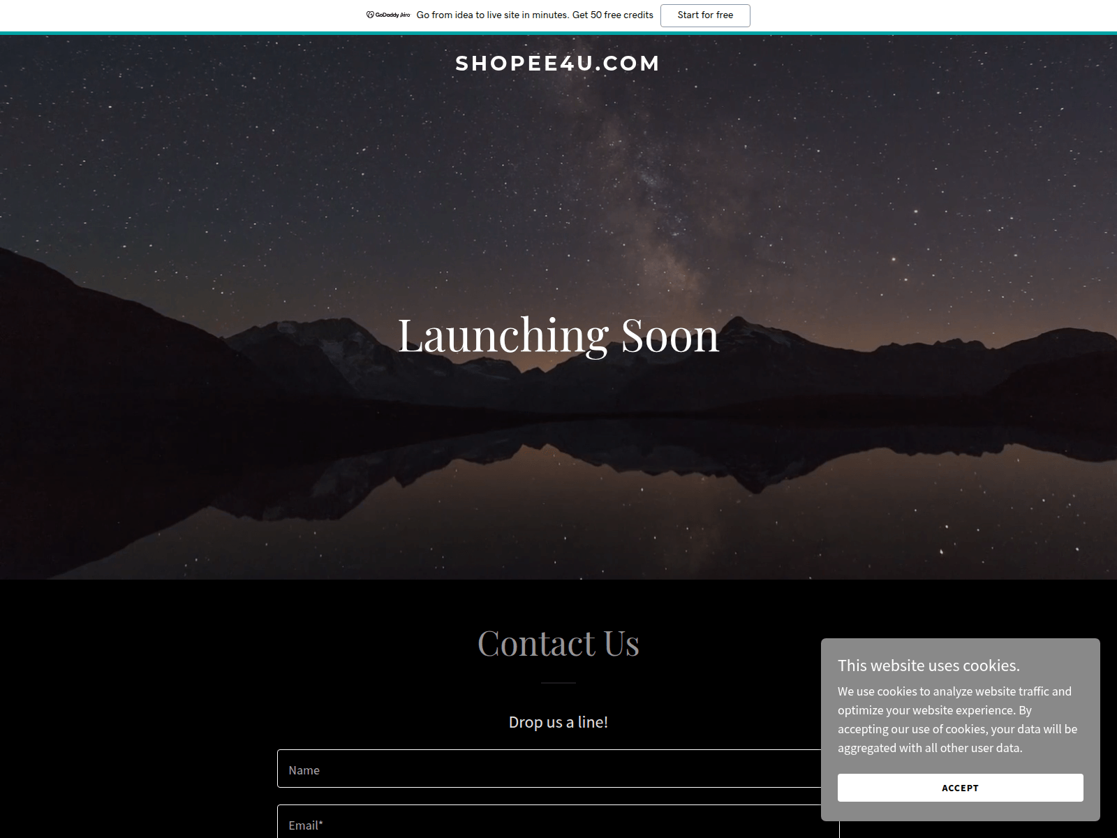 Screenshot of shopee4u.com