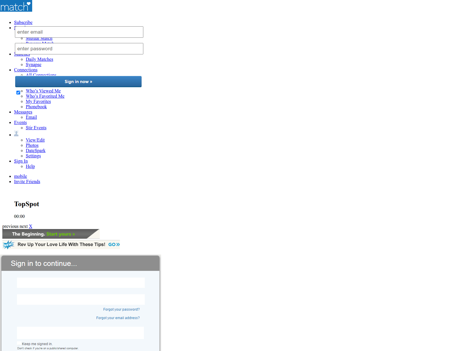 Screenshot of match.lookatmynewphotos.com
