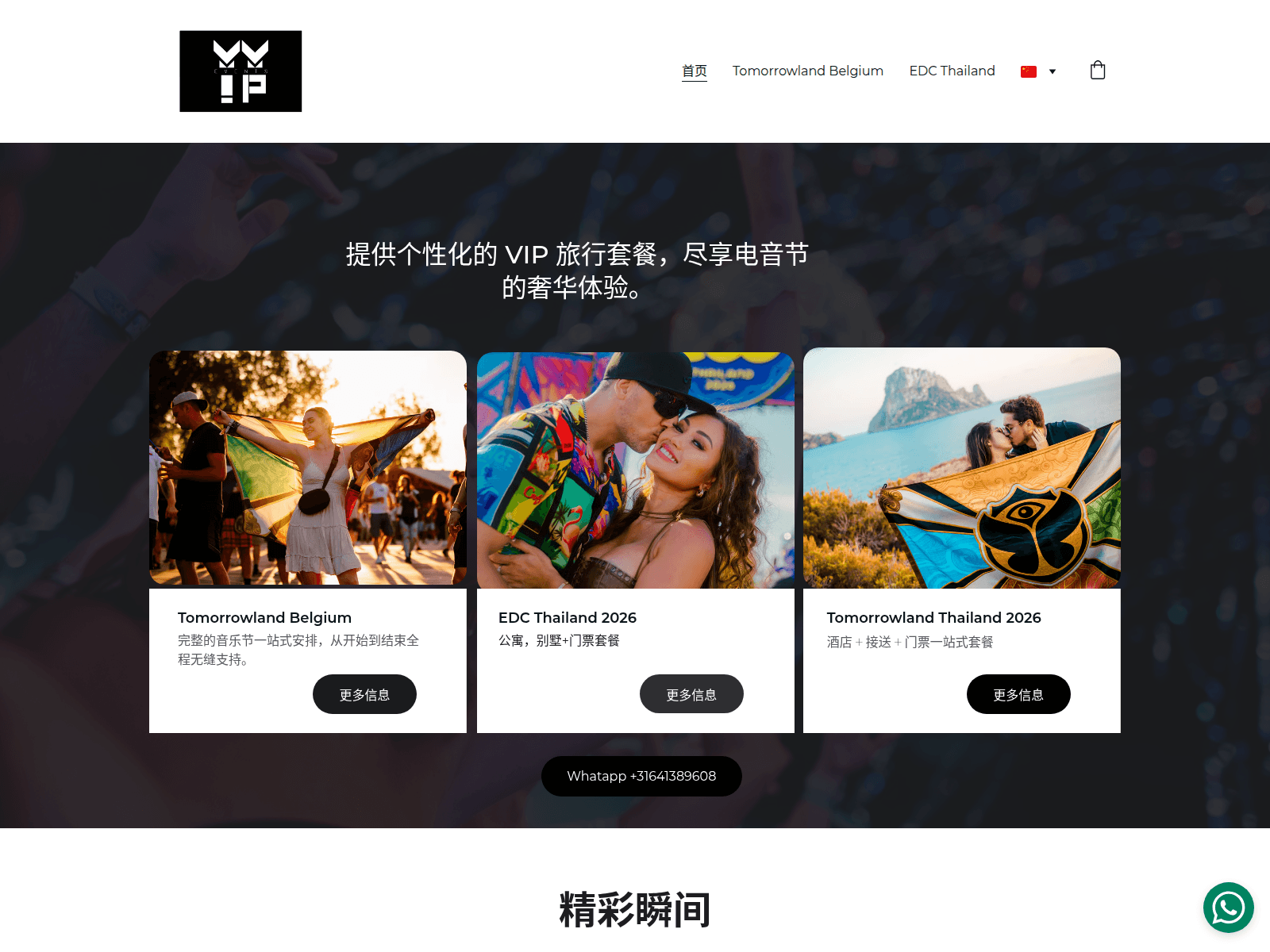 Screenshot of vvipevent.com