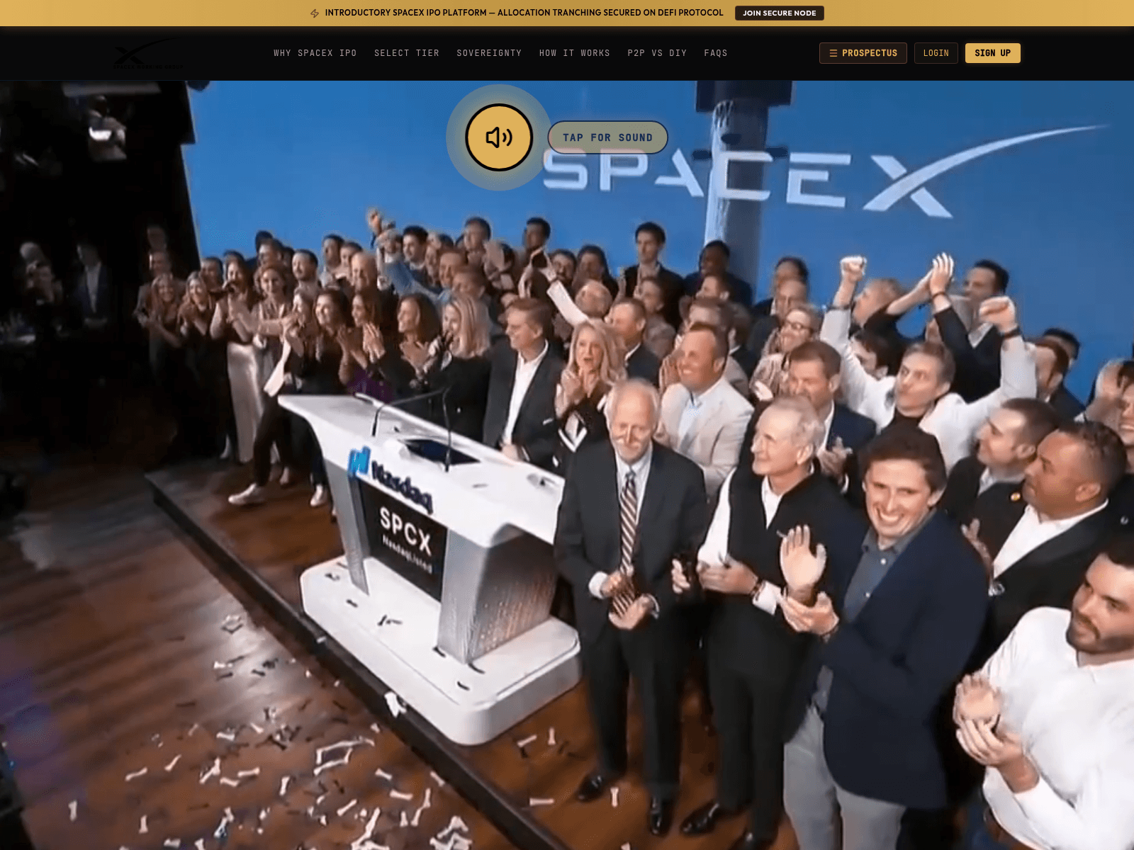 Screenshot of muskspacexipo.vip