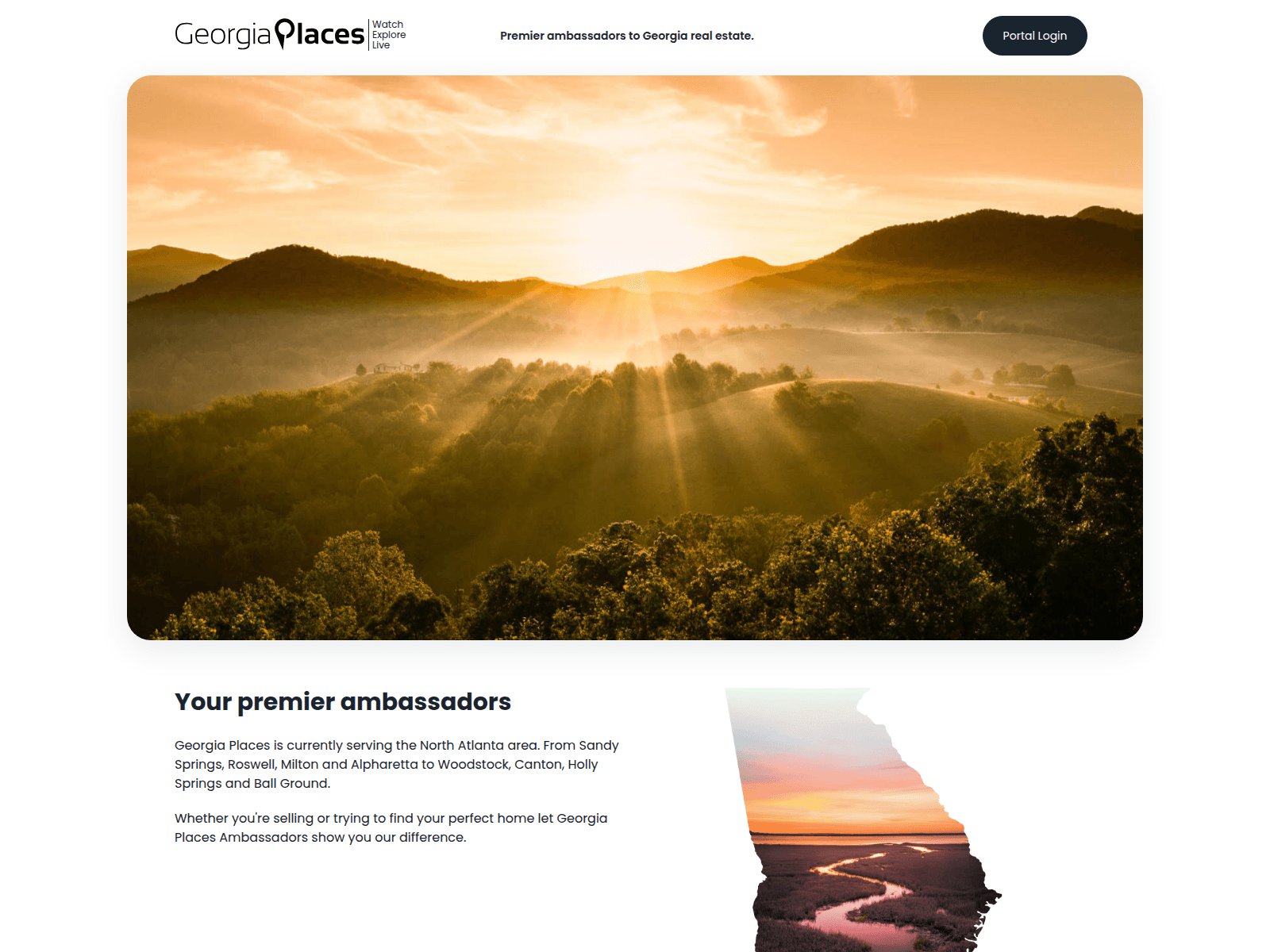 Screenshot of georgia.com
