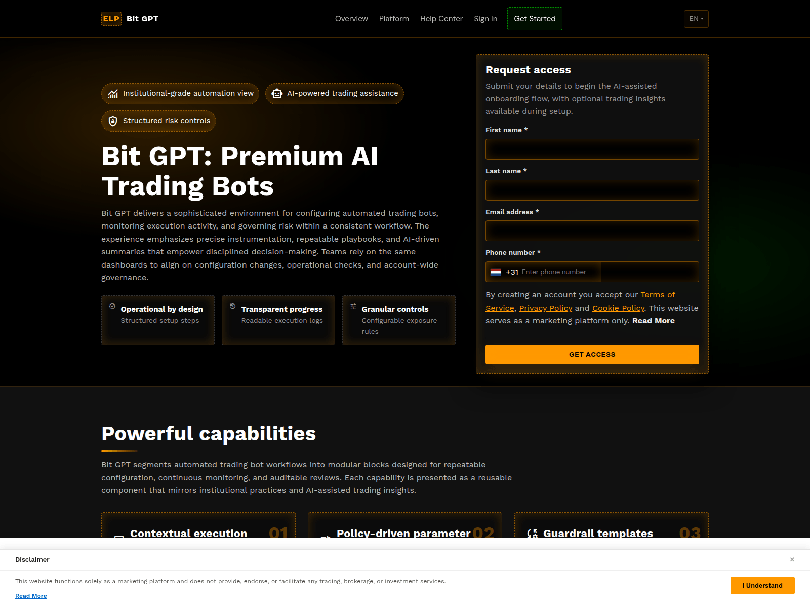 Screenshot di bitgptapptech.com