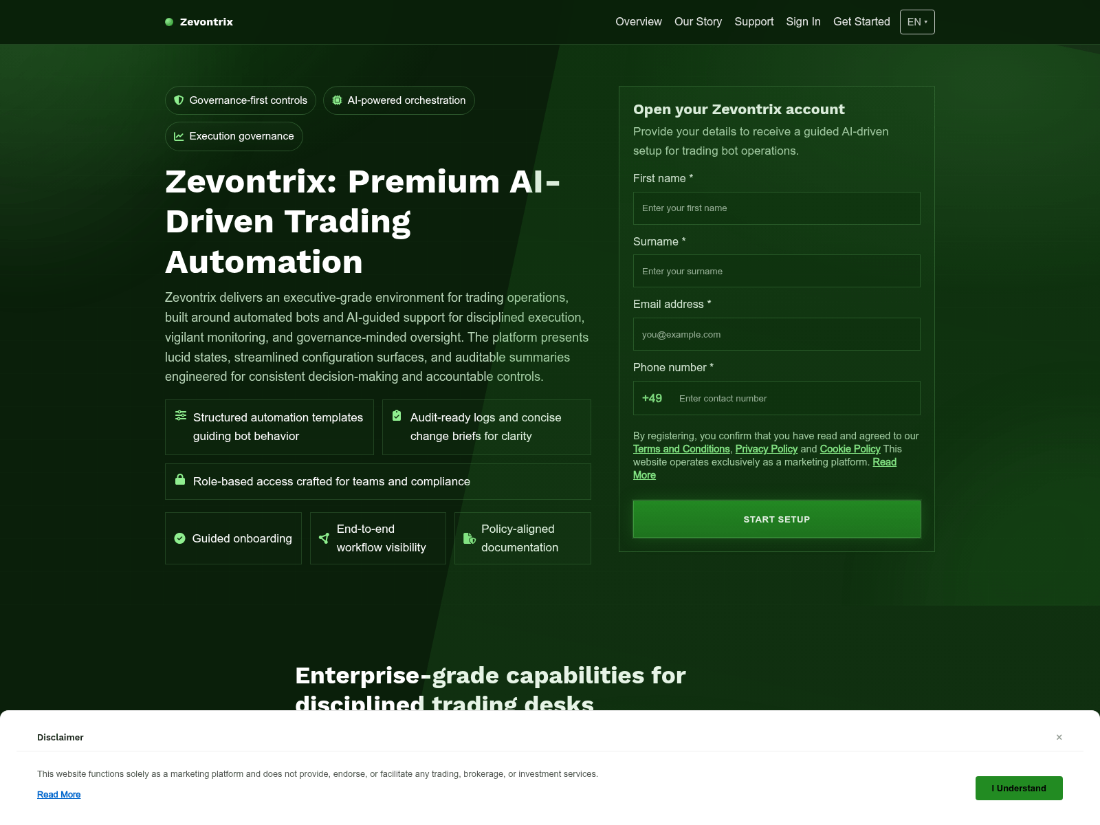 Captura de pantalla de zevontrix.shop