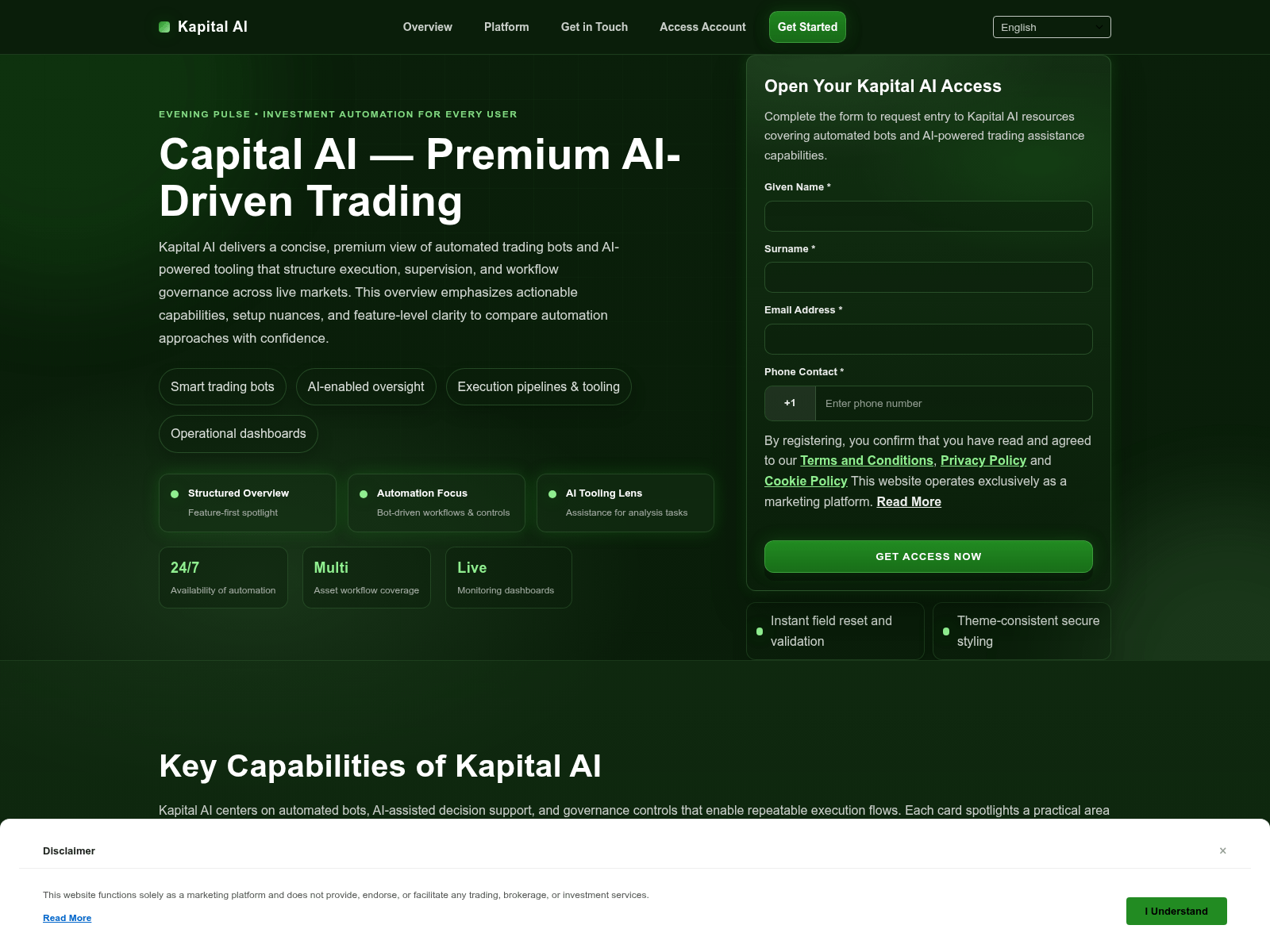 Screenshot of kapitalai.digital