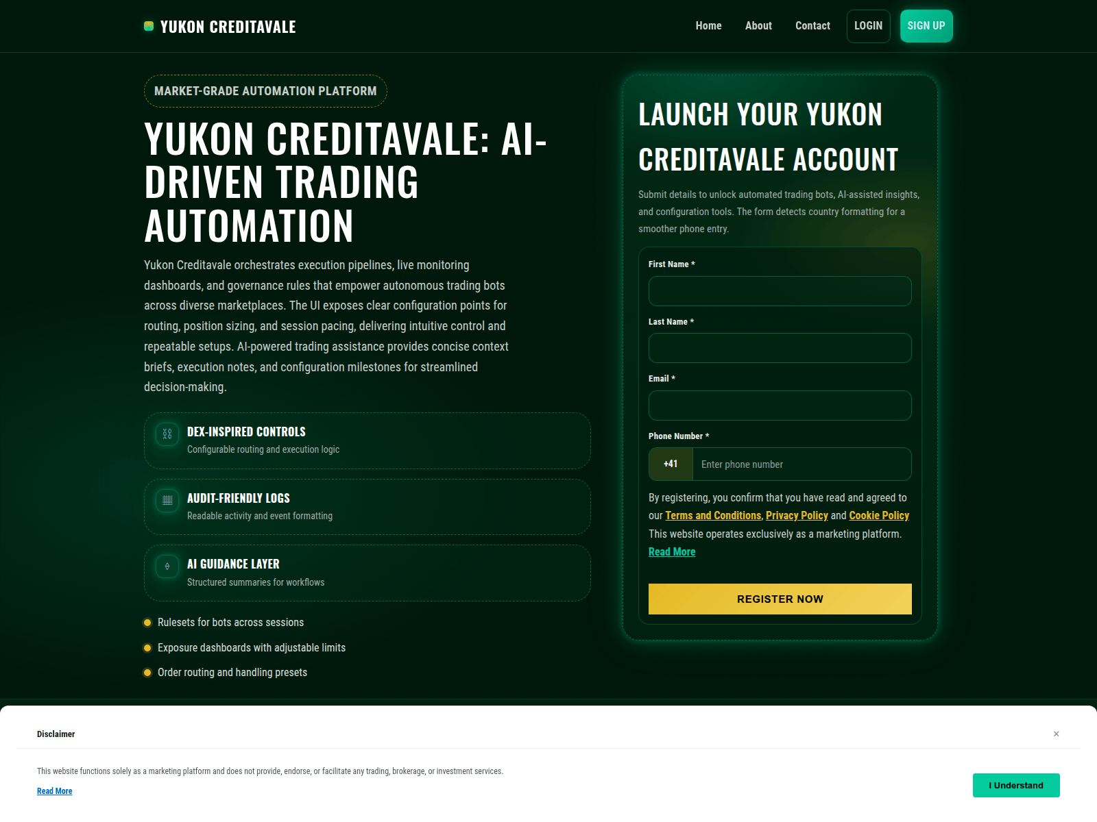 Screenshot of yukoncreditavale.shop