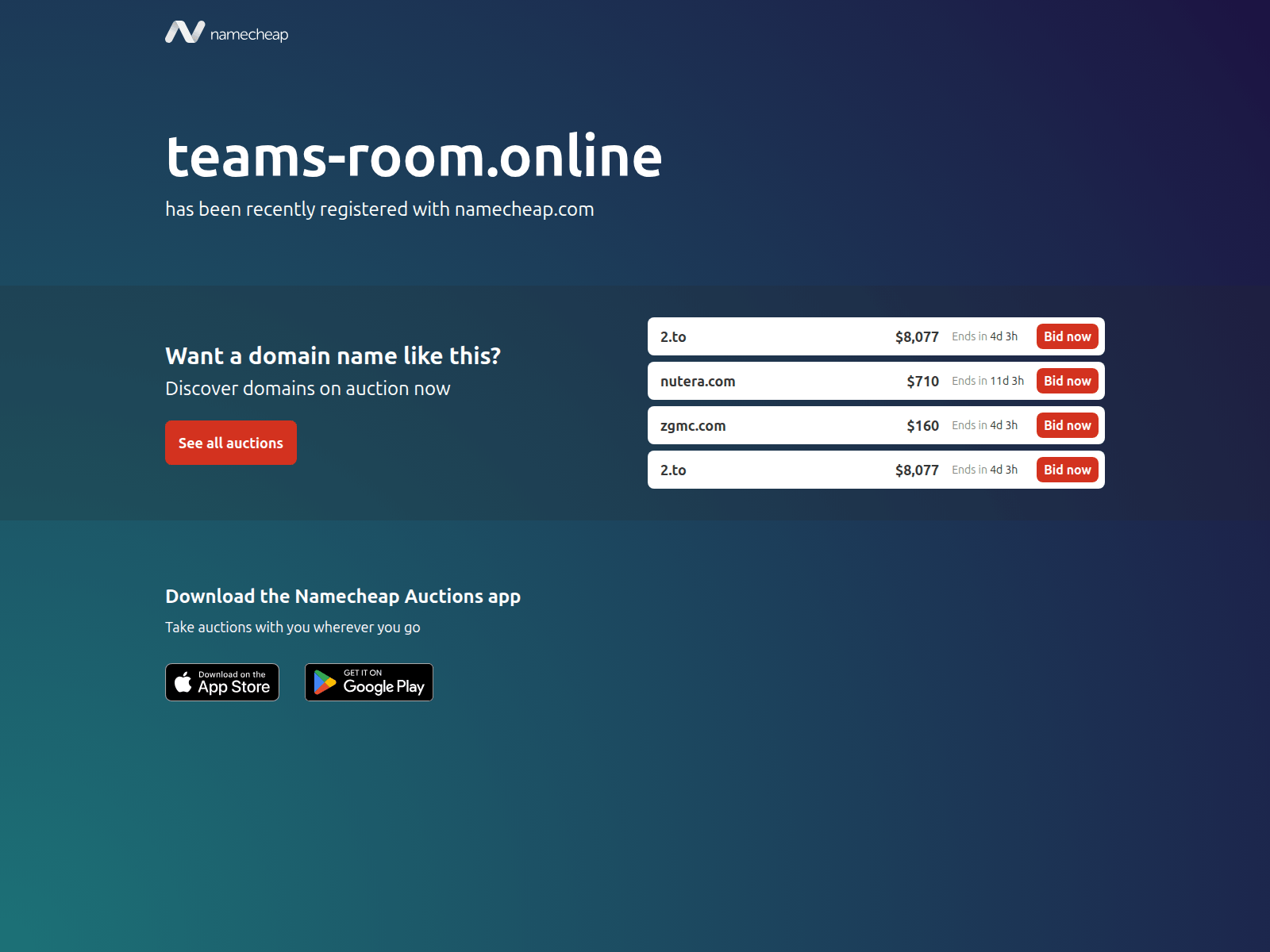 Screenshot of teams-room.online