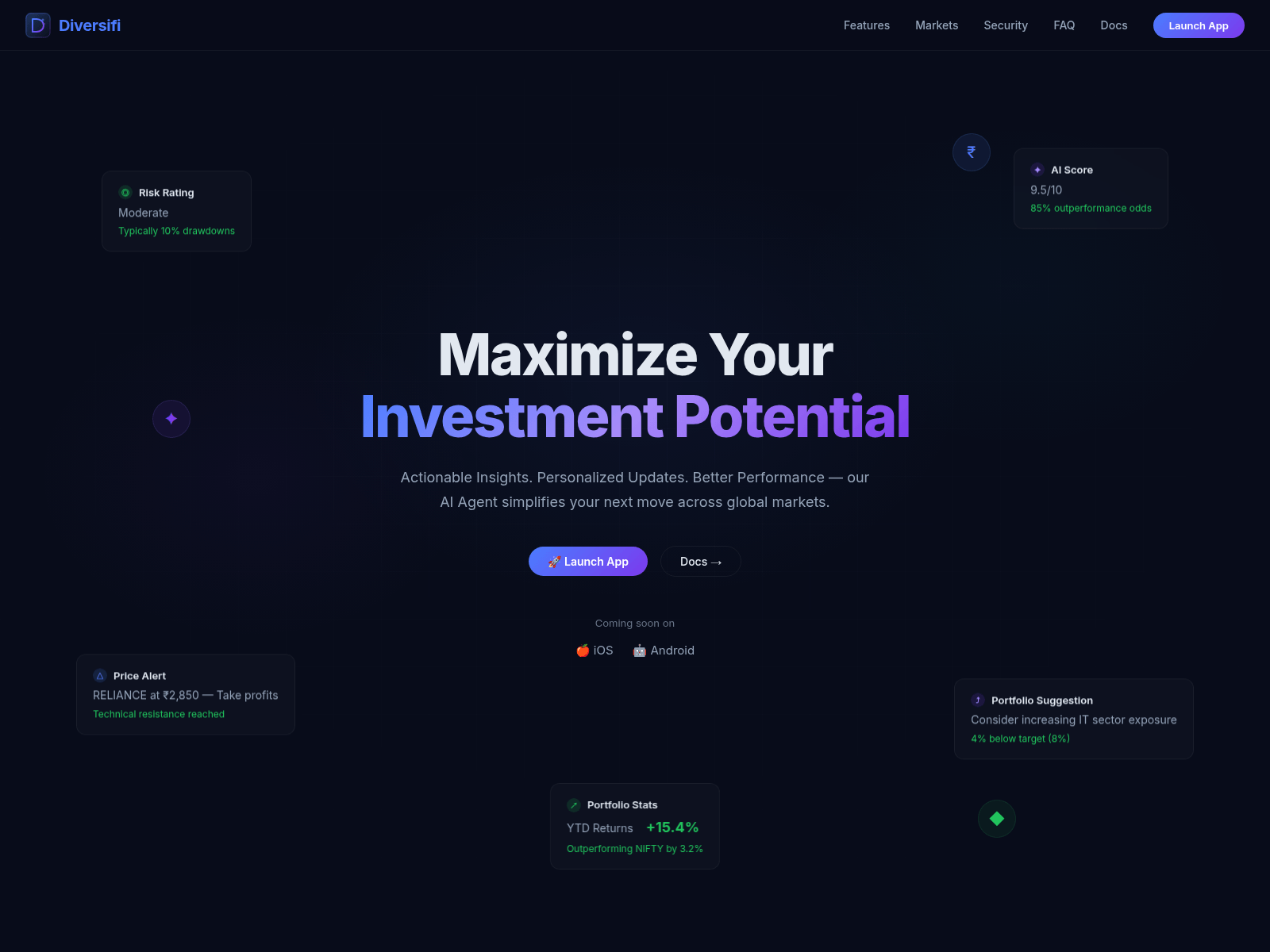 Screenshot of diversifi-ai.com