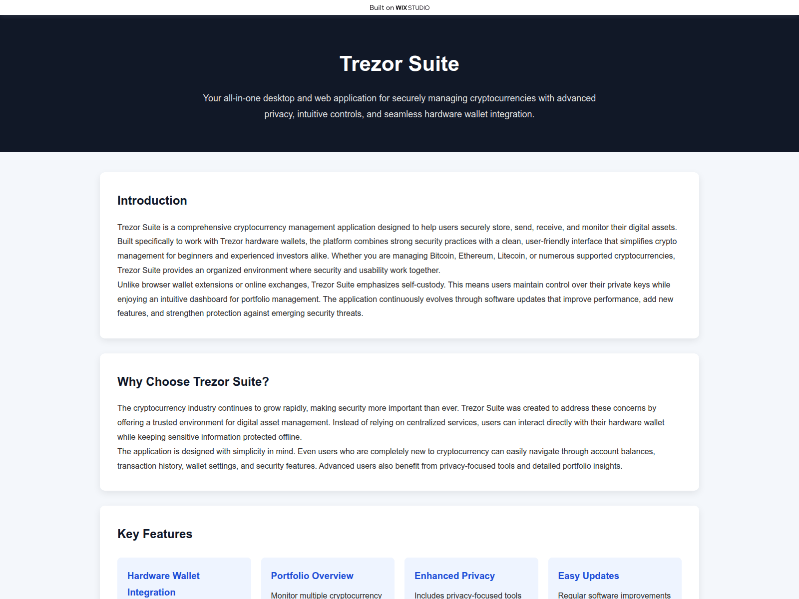 Screenshot of opened-suiteapp.wixstudio.com