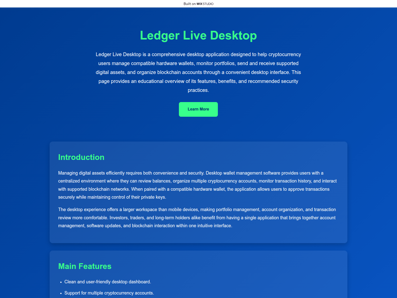 Screenshot of en-livedesktopcdn.wixstudio.com