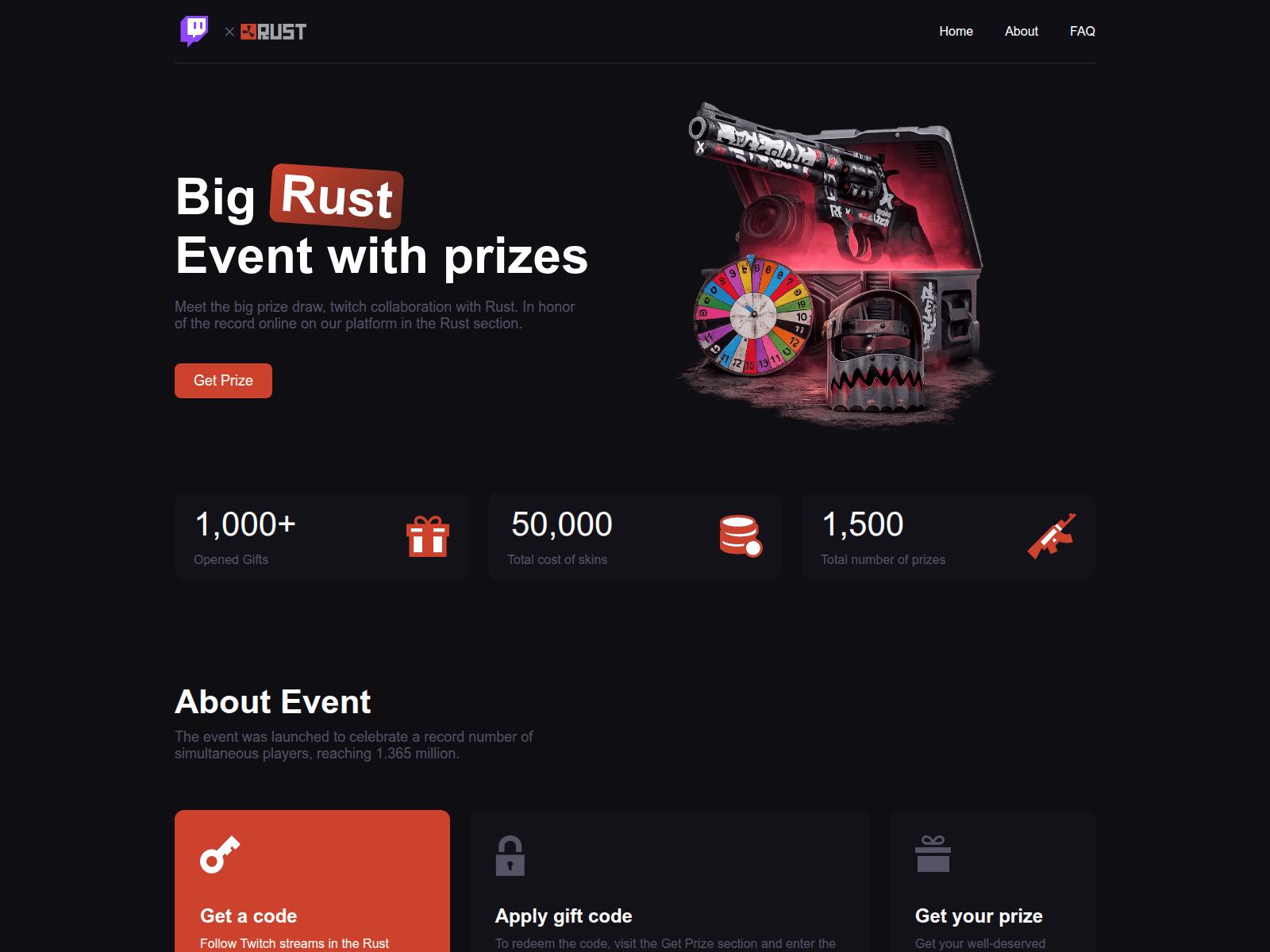 Screenshot of twrust.click