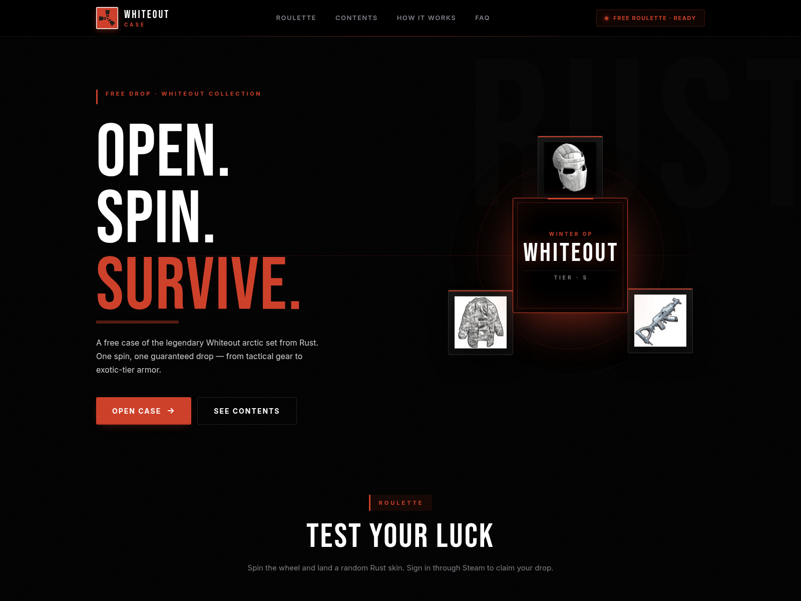 Screenshot of rustloot.top