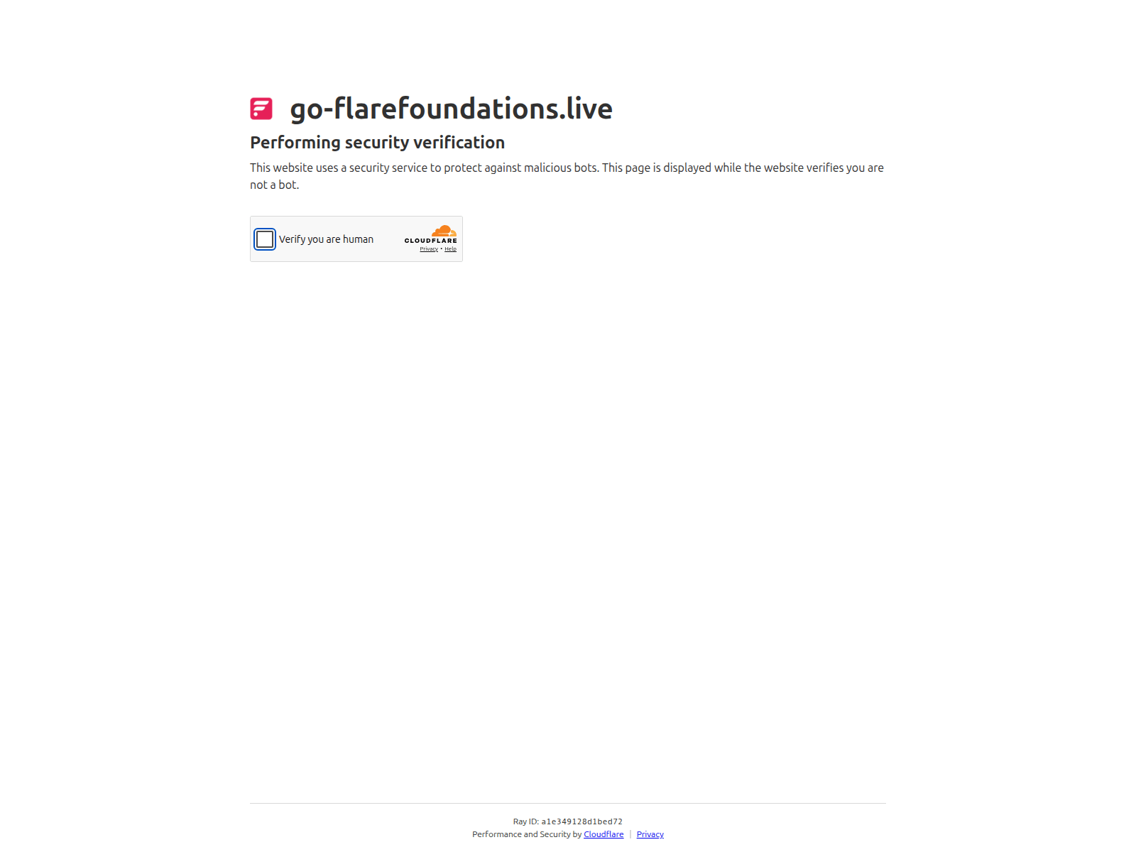 Screenshot of go-flarefoundations.live