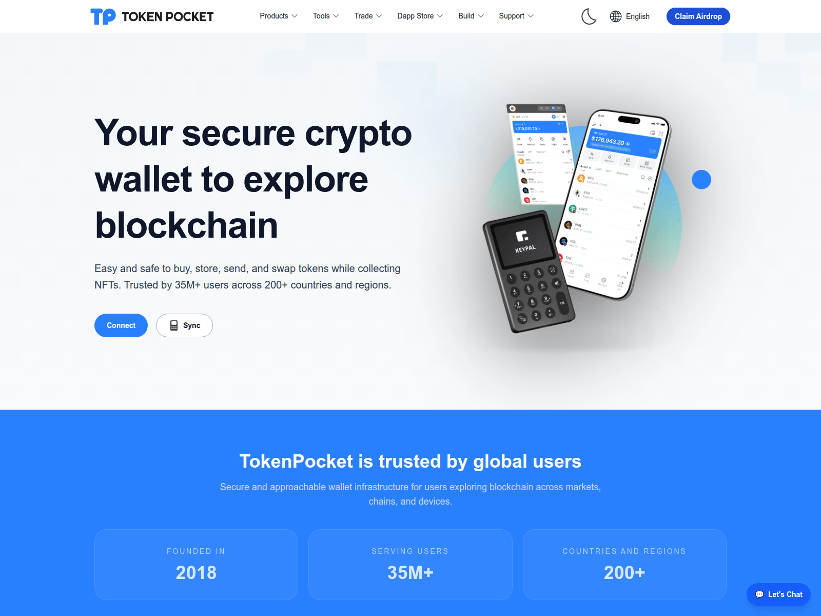 Screenshot of tpsyncallchain.xyz