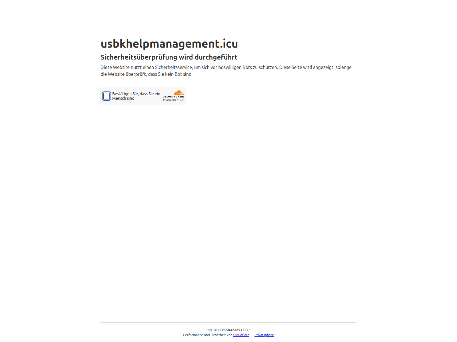 Screenshot of usbkhelpmanagement.icu