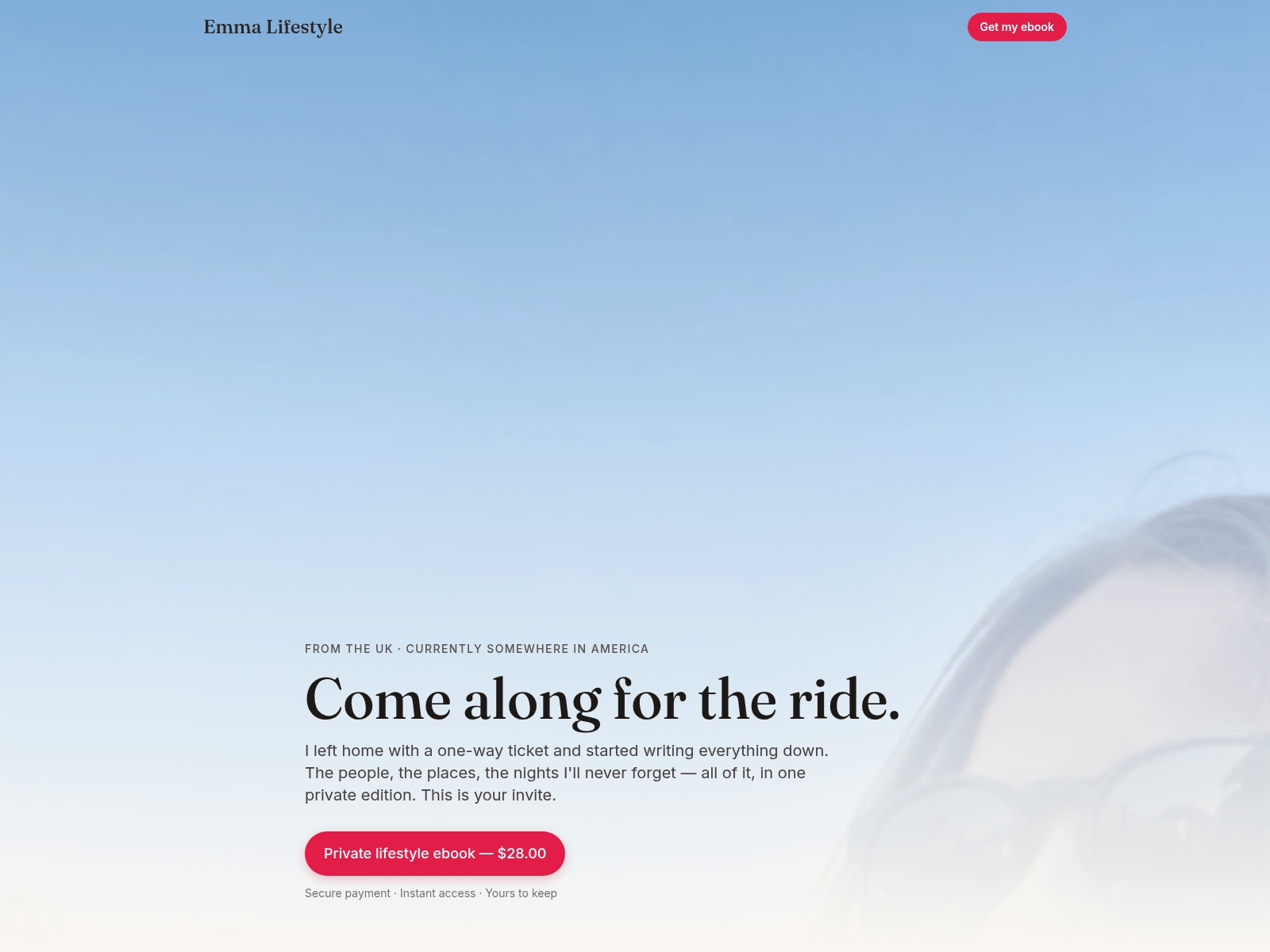 Screenshot of emmalifestyle.live