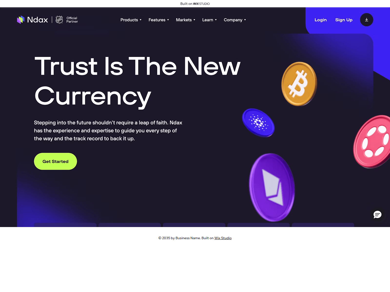 Screenshot of ndaxiolog.wixstudio.com