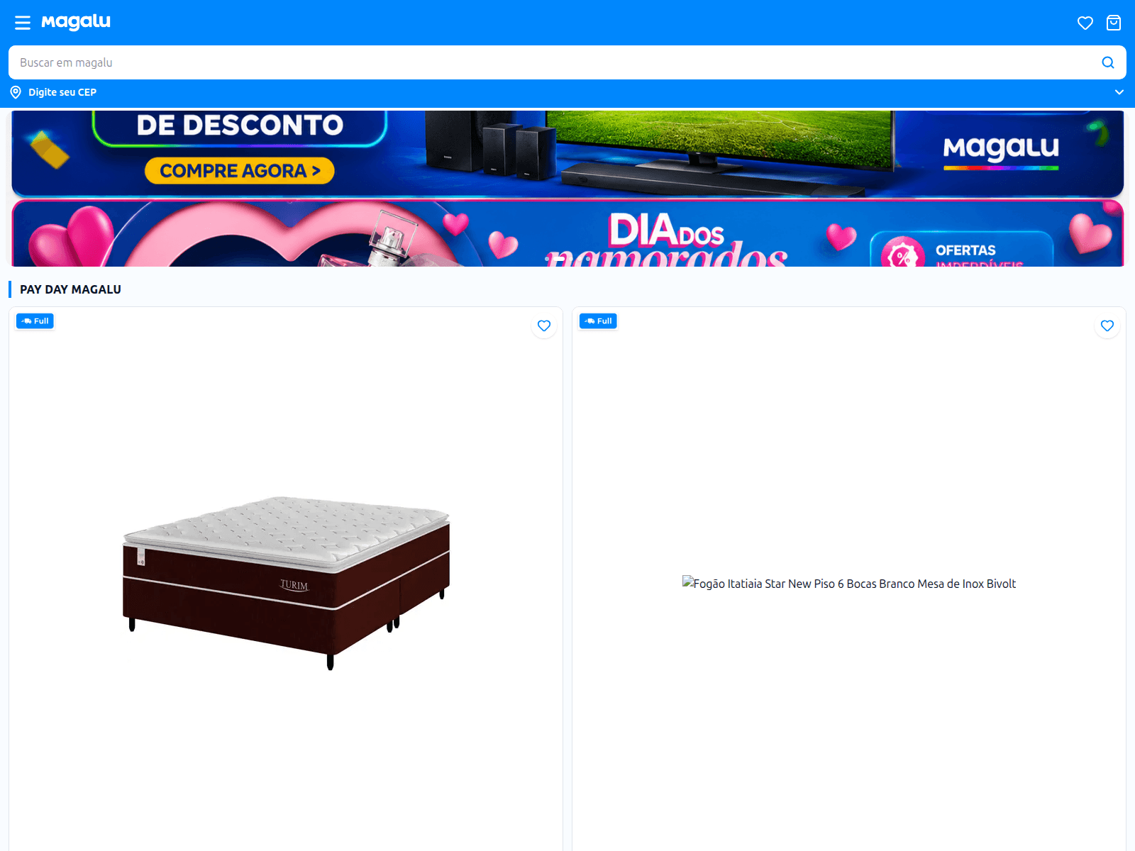 Screenshot of acessesaaquioffftododia.com.br