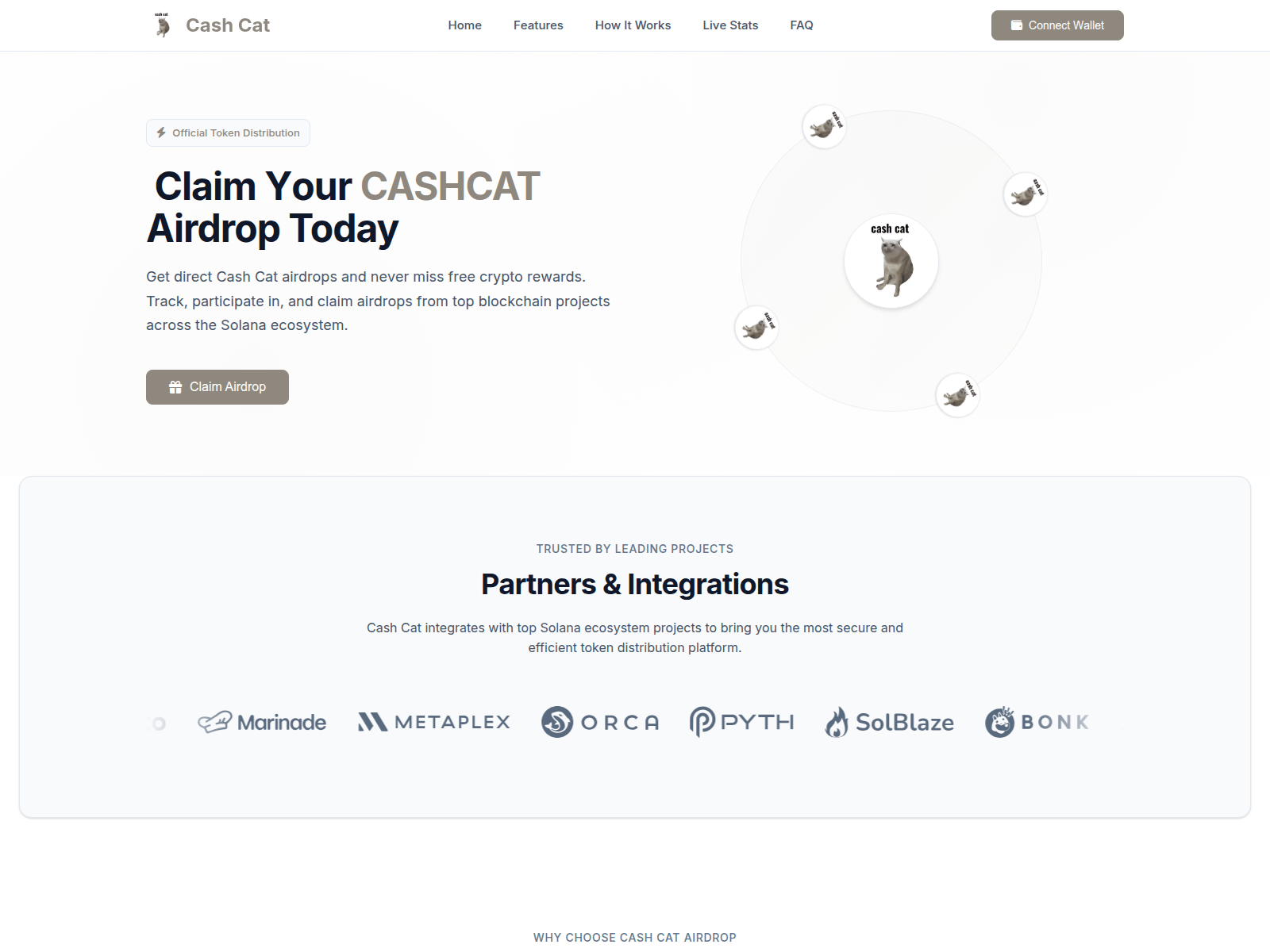 Screenshot of cashcat.solcoin.info