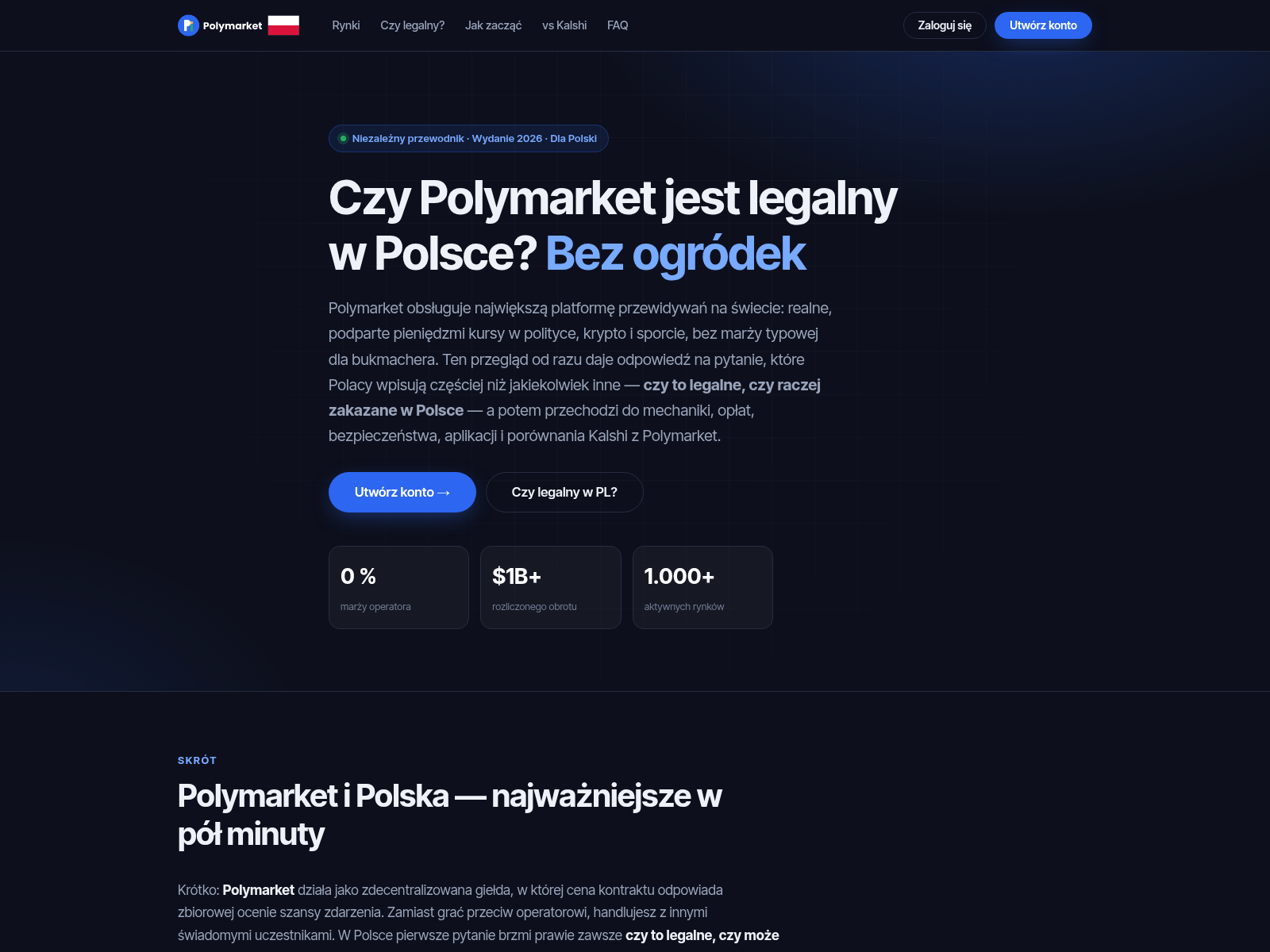 Screenshot of polymarketpolska.pl