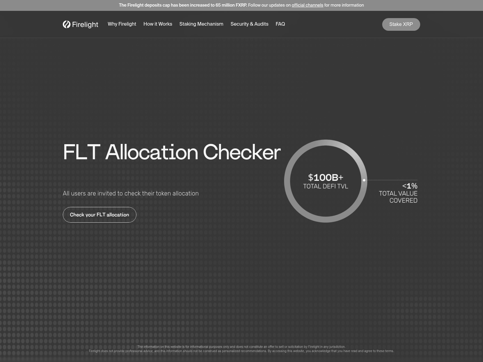 Screenshot of eligibility-firelight.com