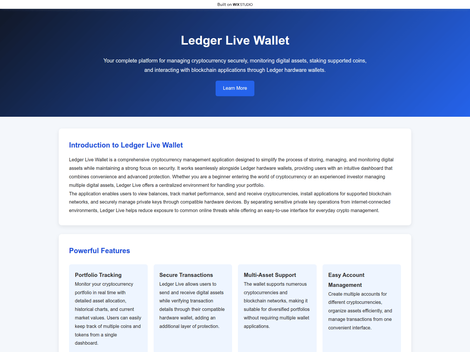 Screenshot of official-livehome.wixstudio.com