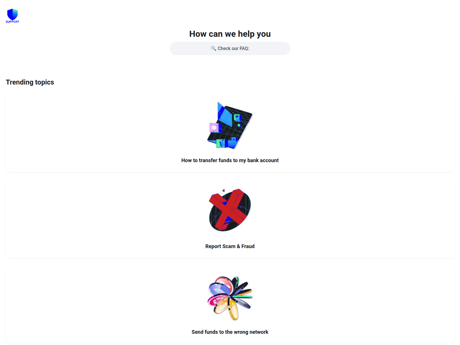Screenshot of helpdesktrustwallet.com