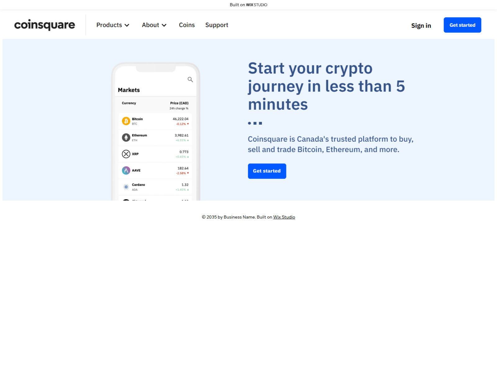 Screenshot of ssocoinsquarcdn.wixstudio.com