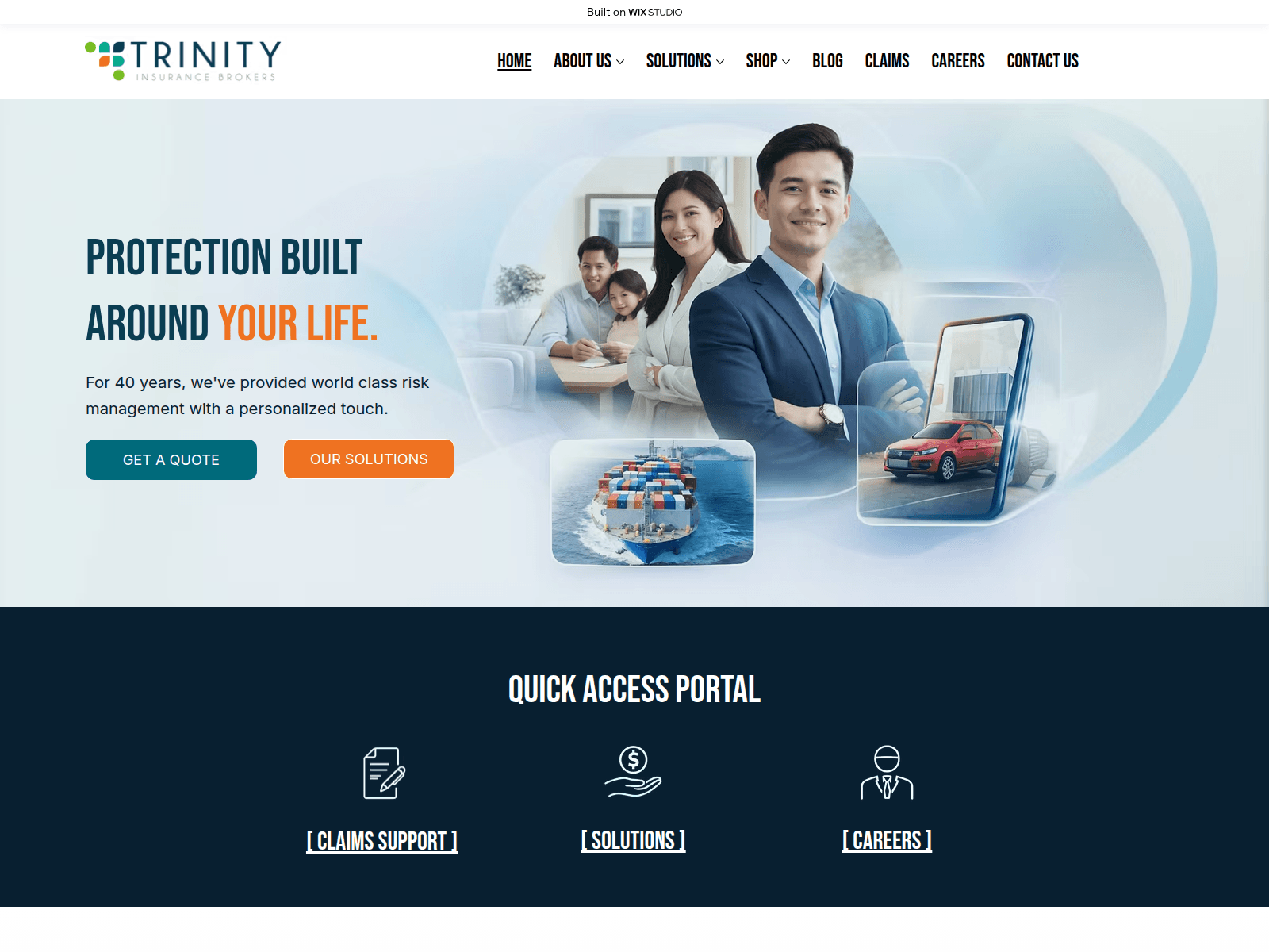 Screenshot of digitalpartnersasia.wixstudio.com