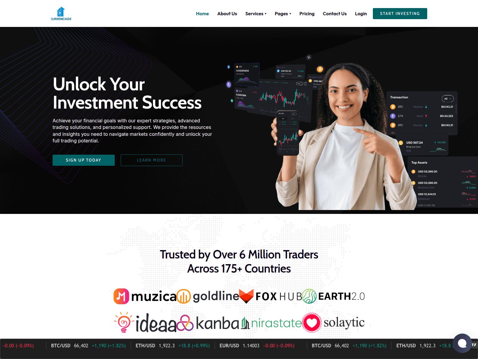 Screenshot of currencage.com