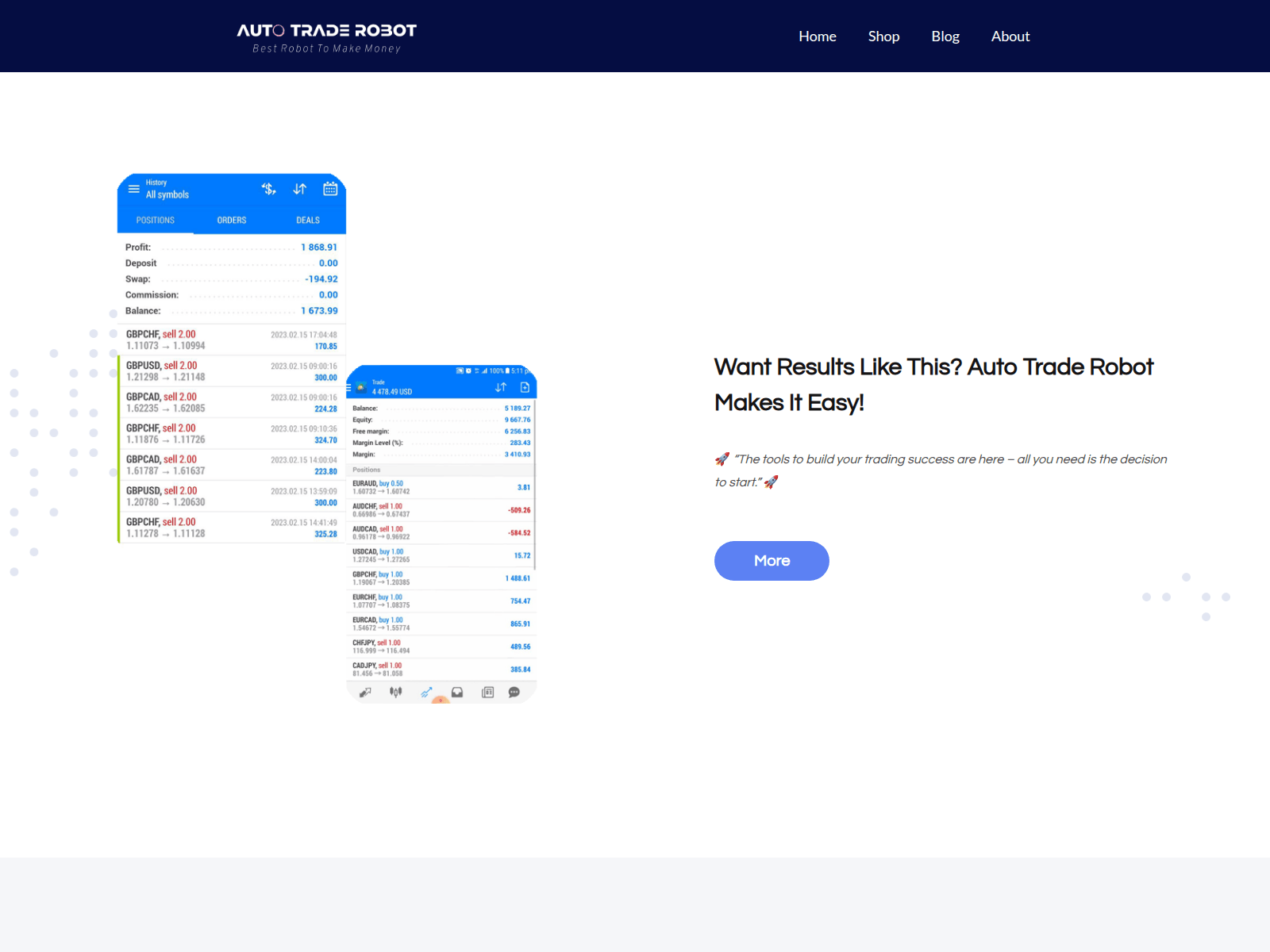 Screenshot of autotraderobot.com