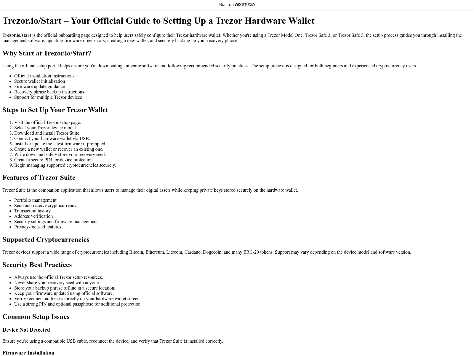 Screenshot of ioapps-startin-trazr.wixstudio.com