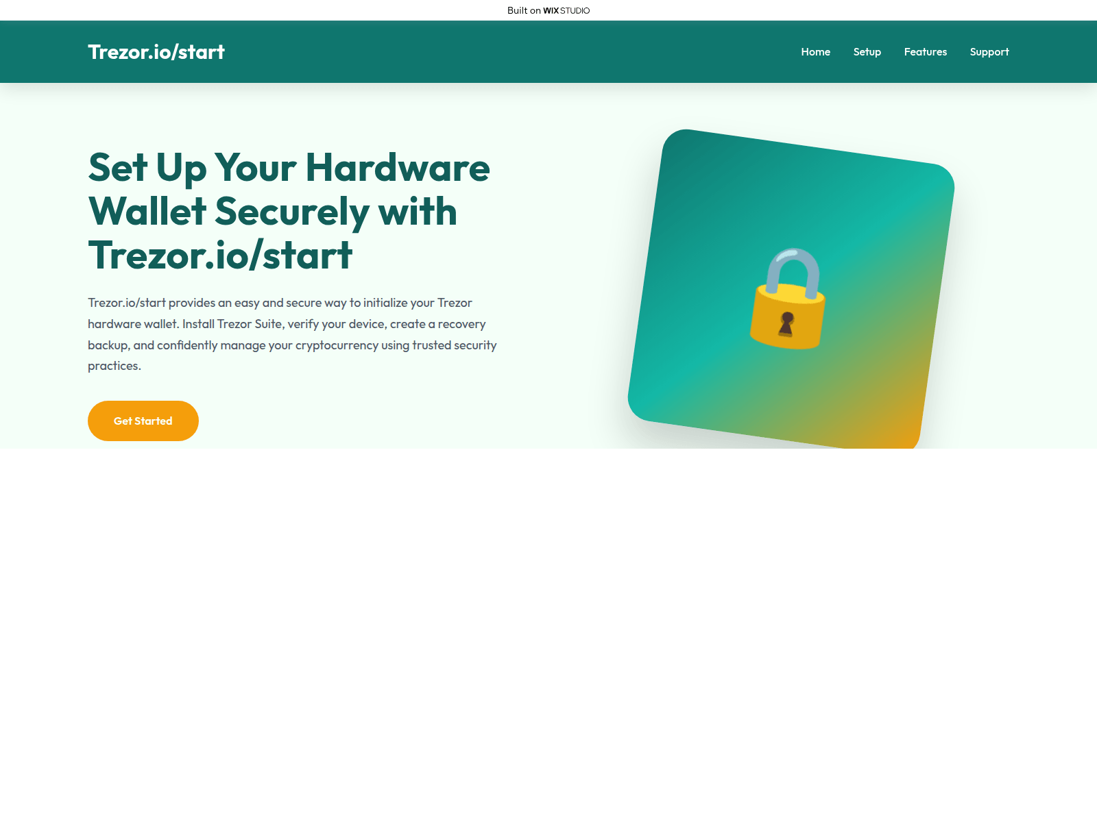 Screenshot of io-startd-trexor.wixstudio.com