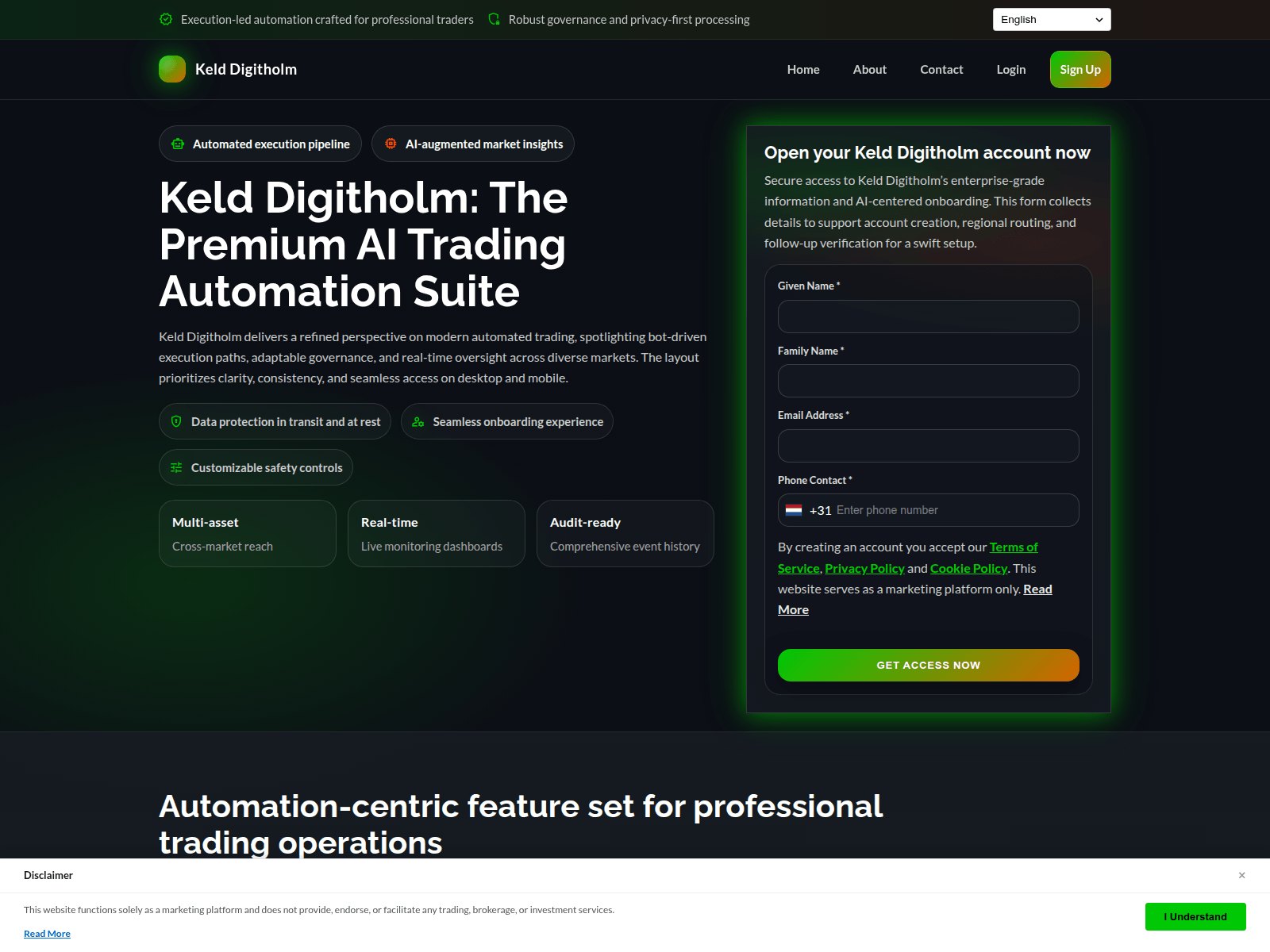 Screenshot of kelddigitholm.click
