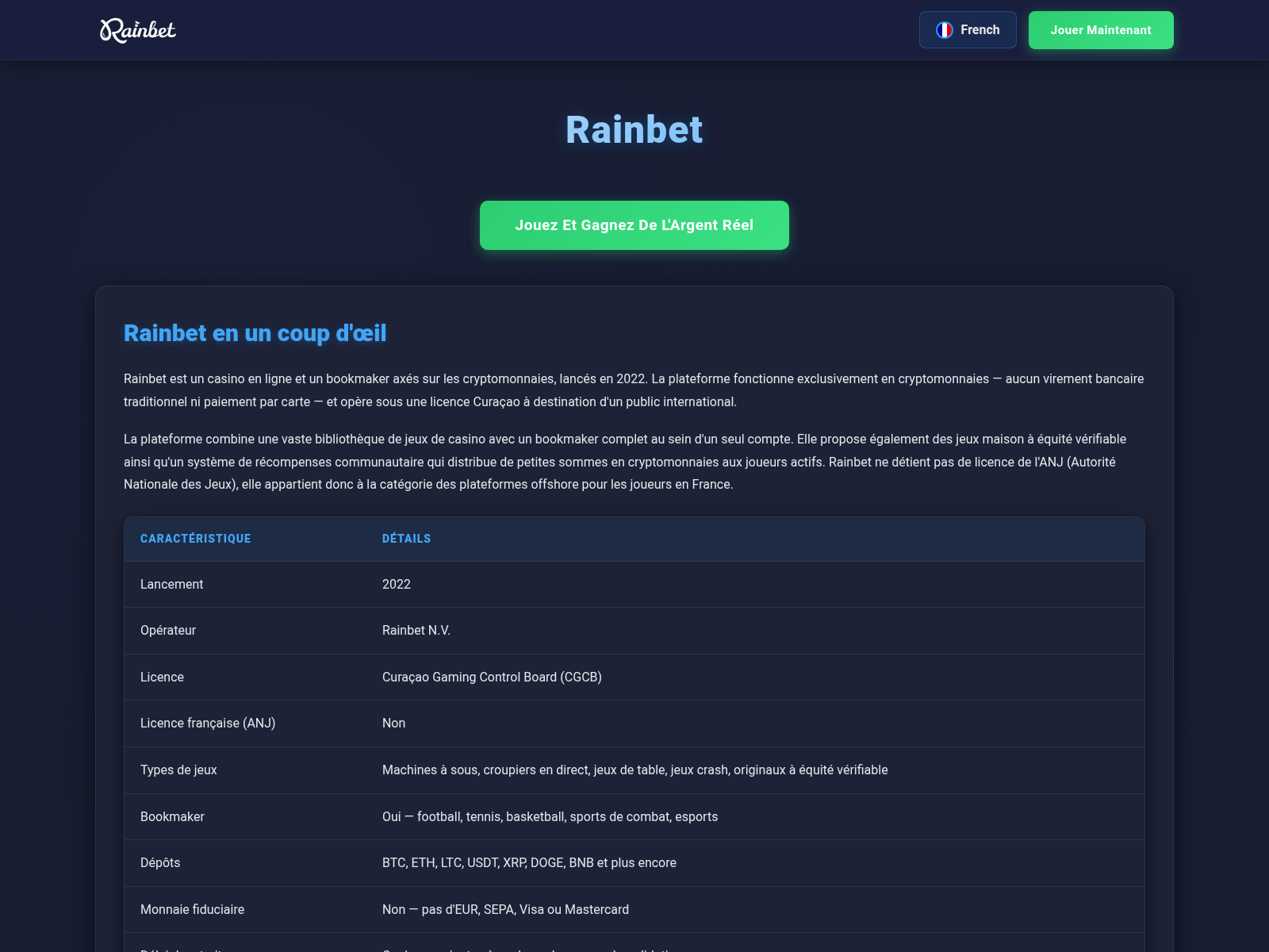 Screenshot of rainbet-24.net