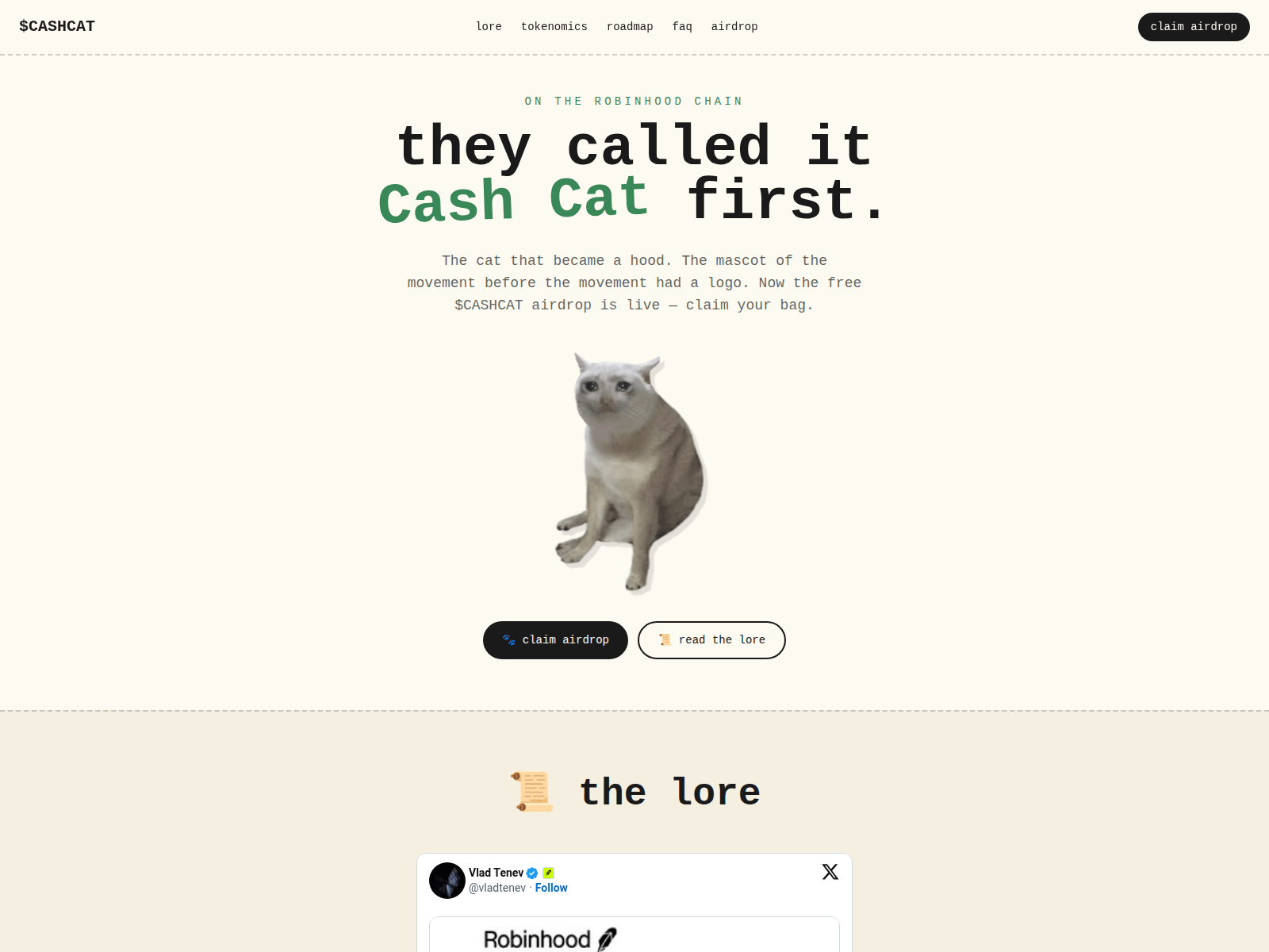 Screenshot of shares-cashcat.xyz