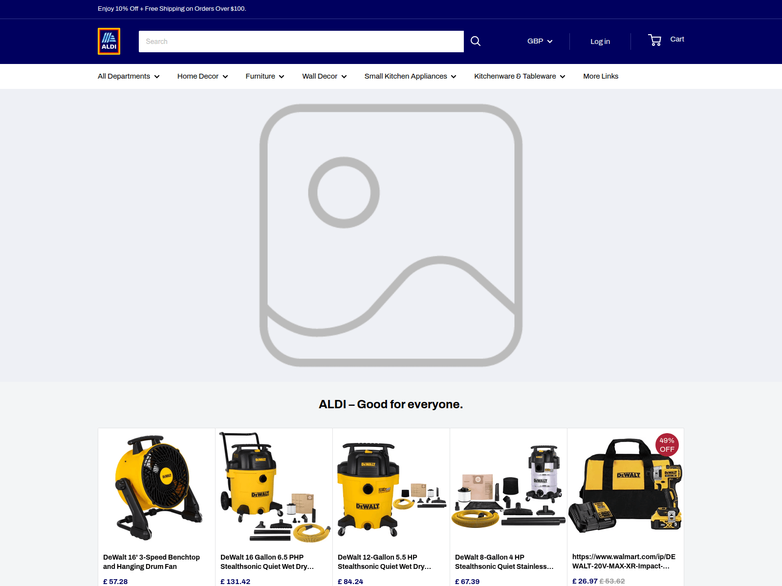 Screenshot von sell-ukaldi.zestbrlands.com