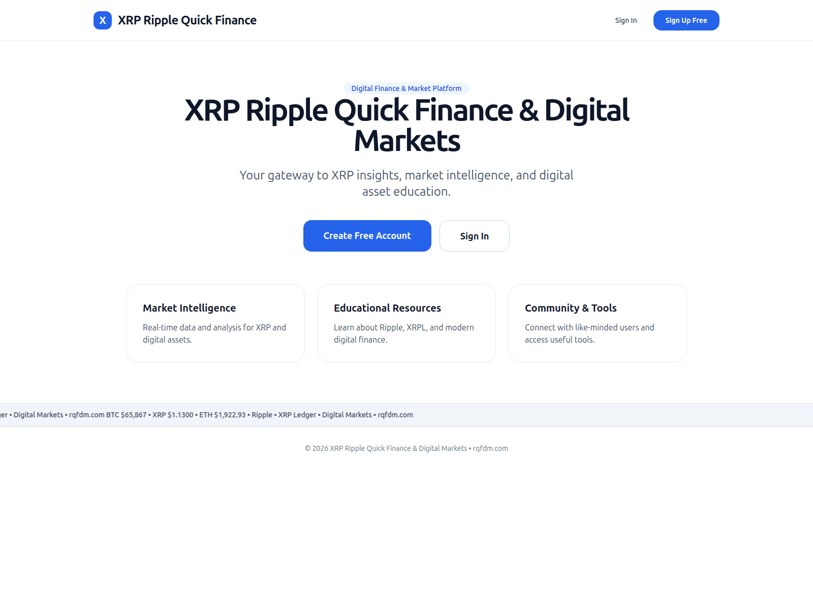 Screenshot of rqfdm.com