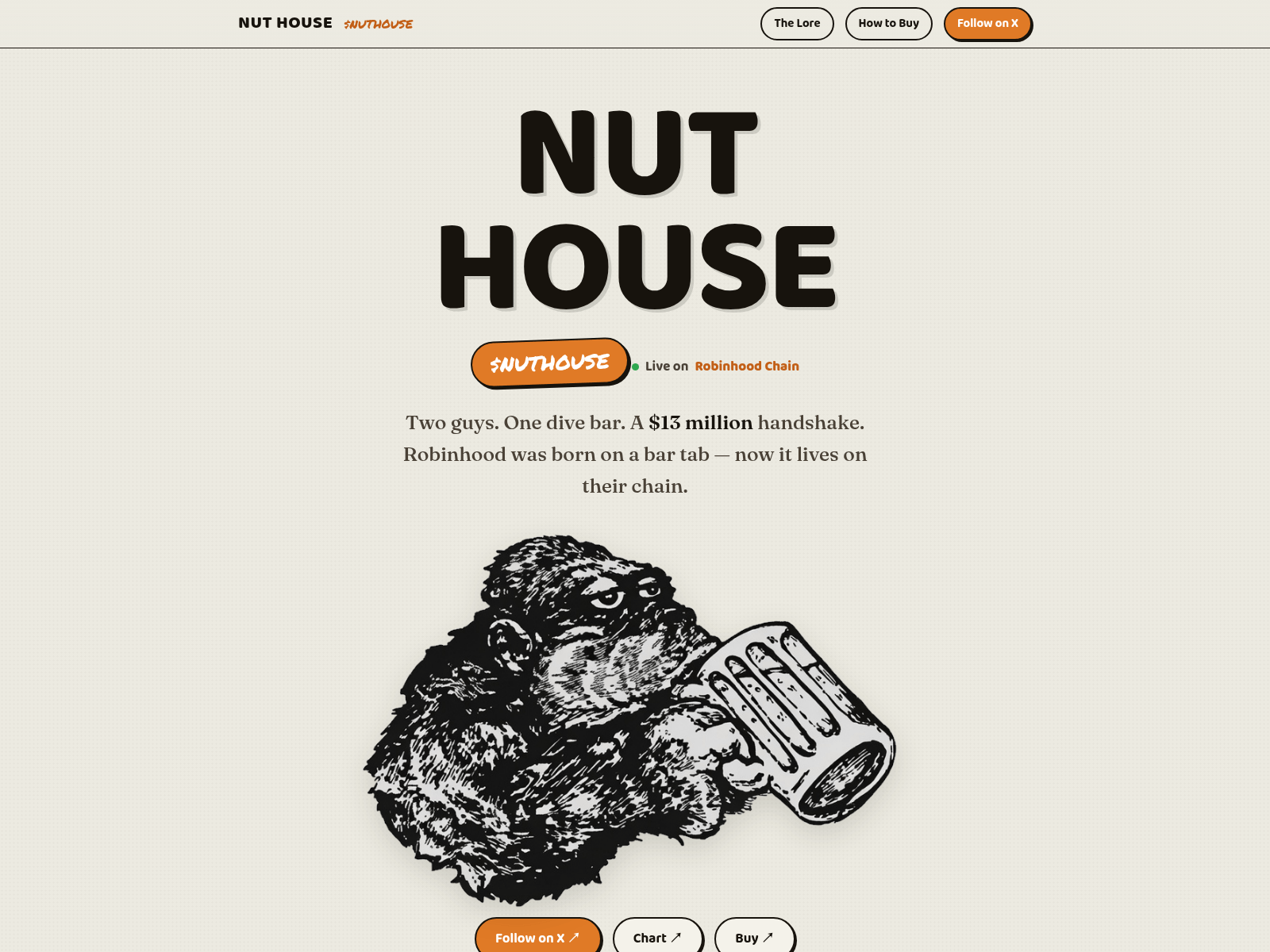 Screenshot of nuthouse.run