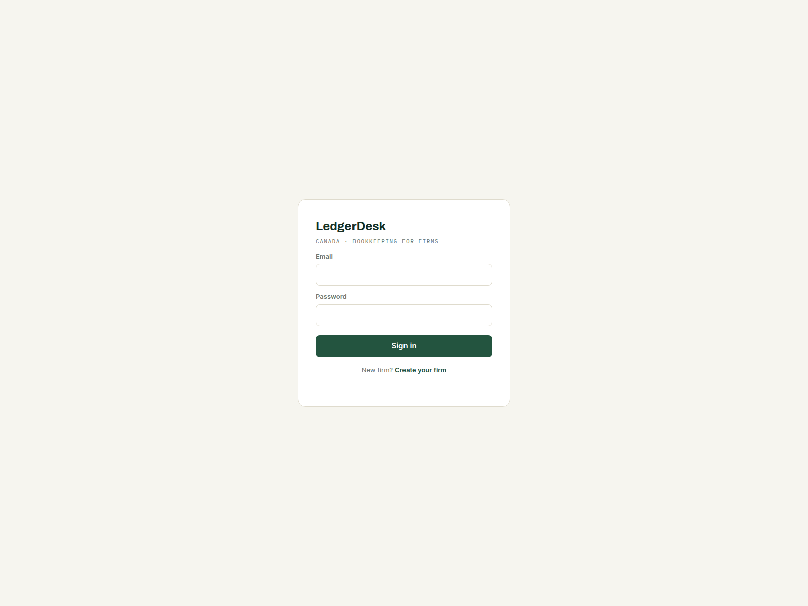 Screenshot of ledgerdesk-3m5.pages.dev