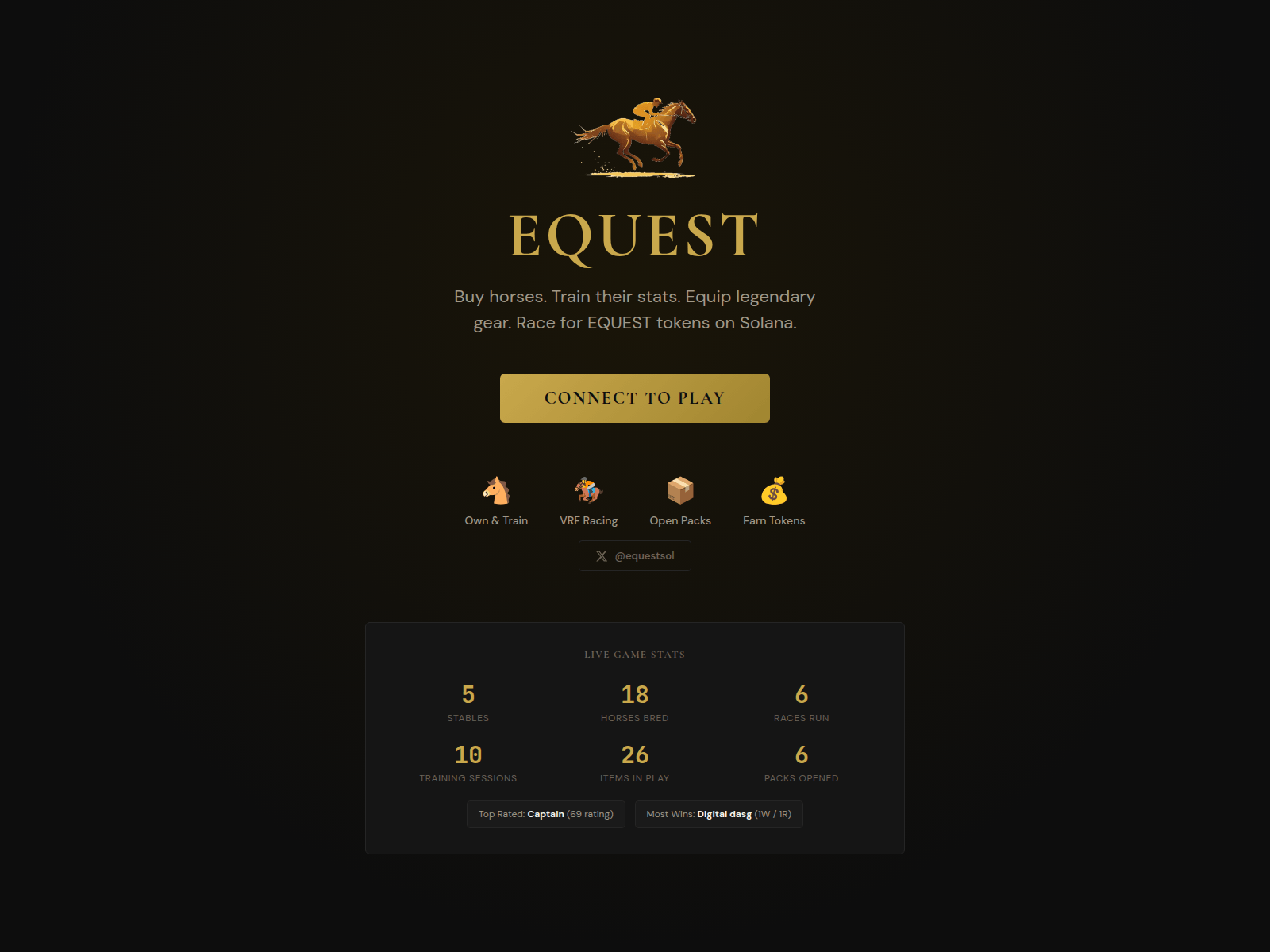 Screenshot of equest.world