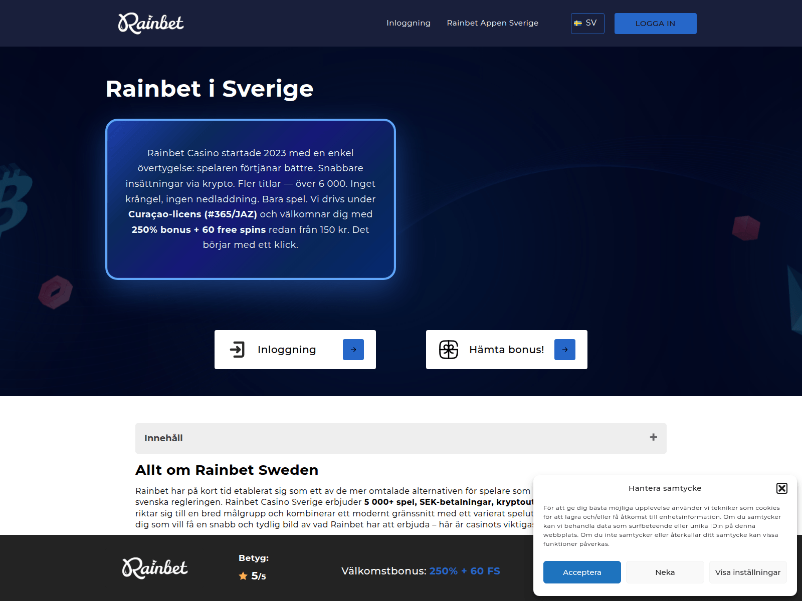 Screenshot of rainbetlegit.com