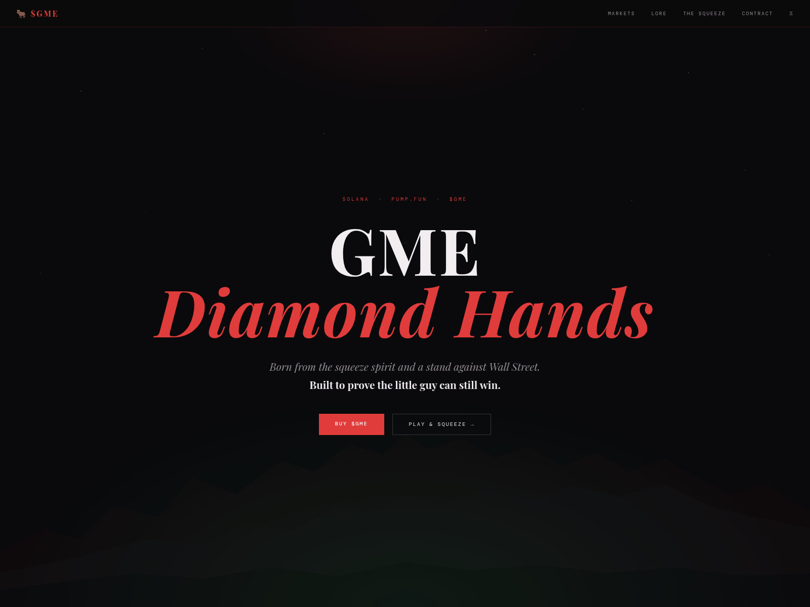 Screenshot of gme-bull.xyz