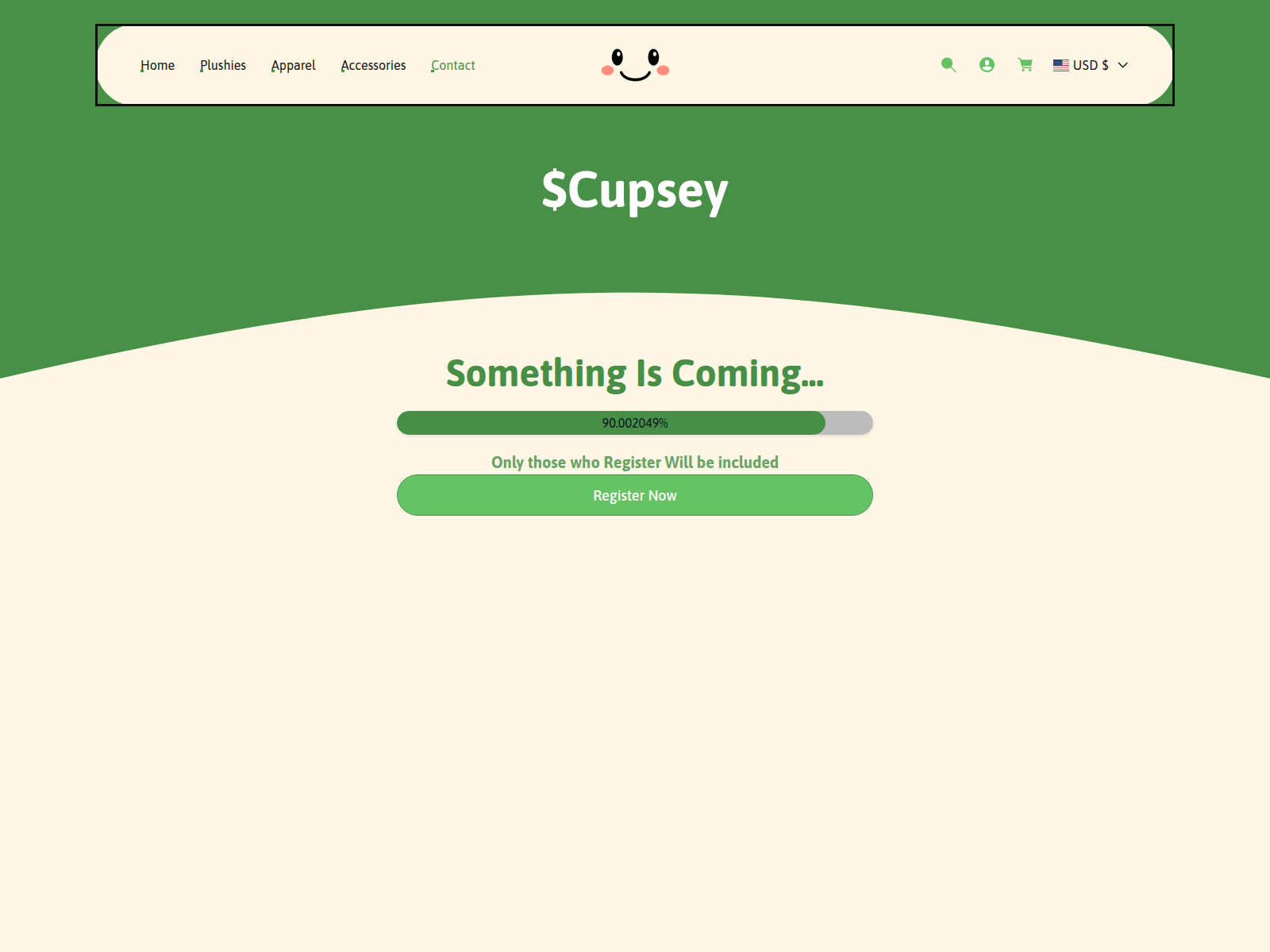 Screenshot of cupseymemetoken.xyz