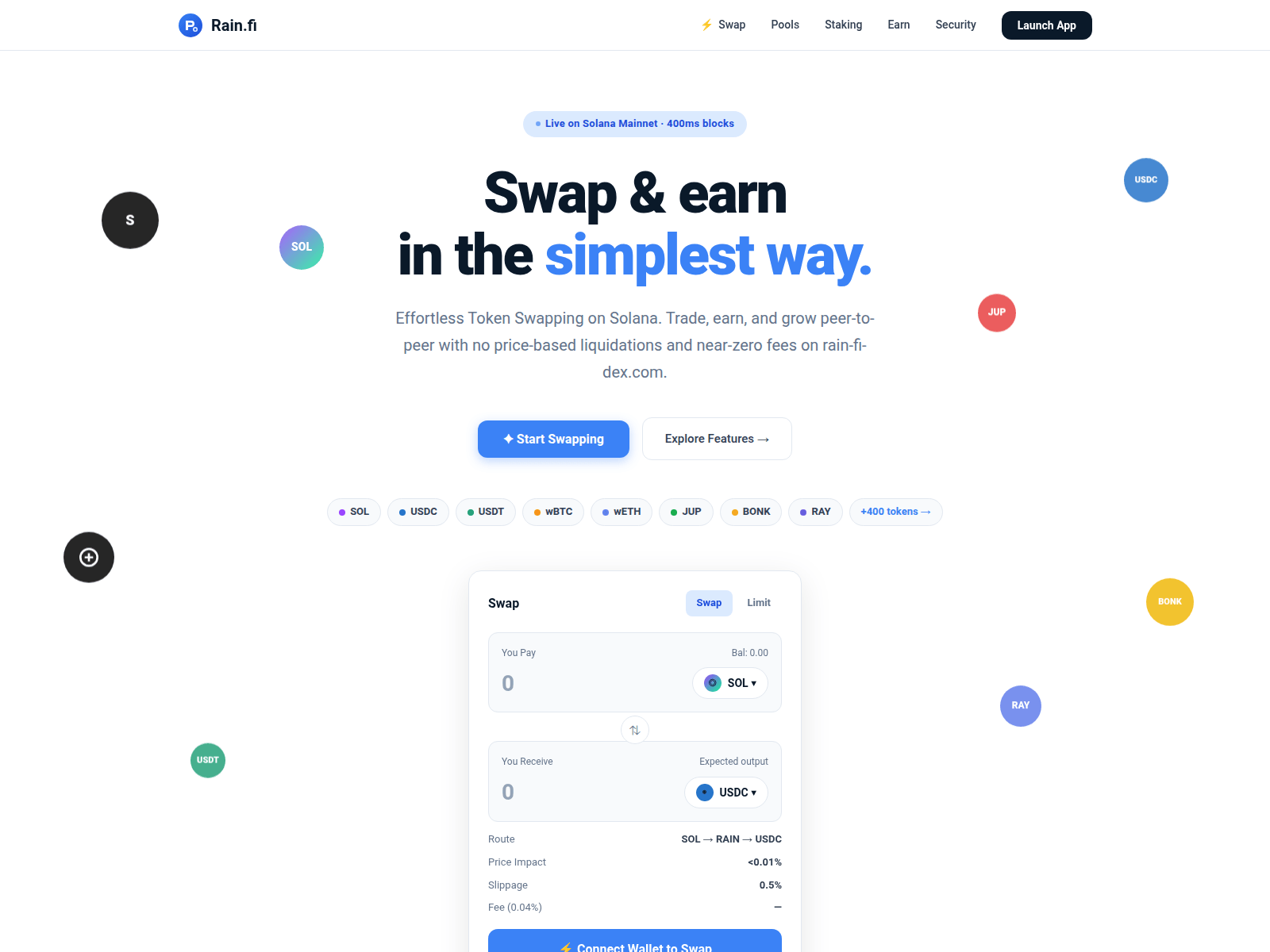 Screenshot of rain-fi-dex.com