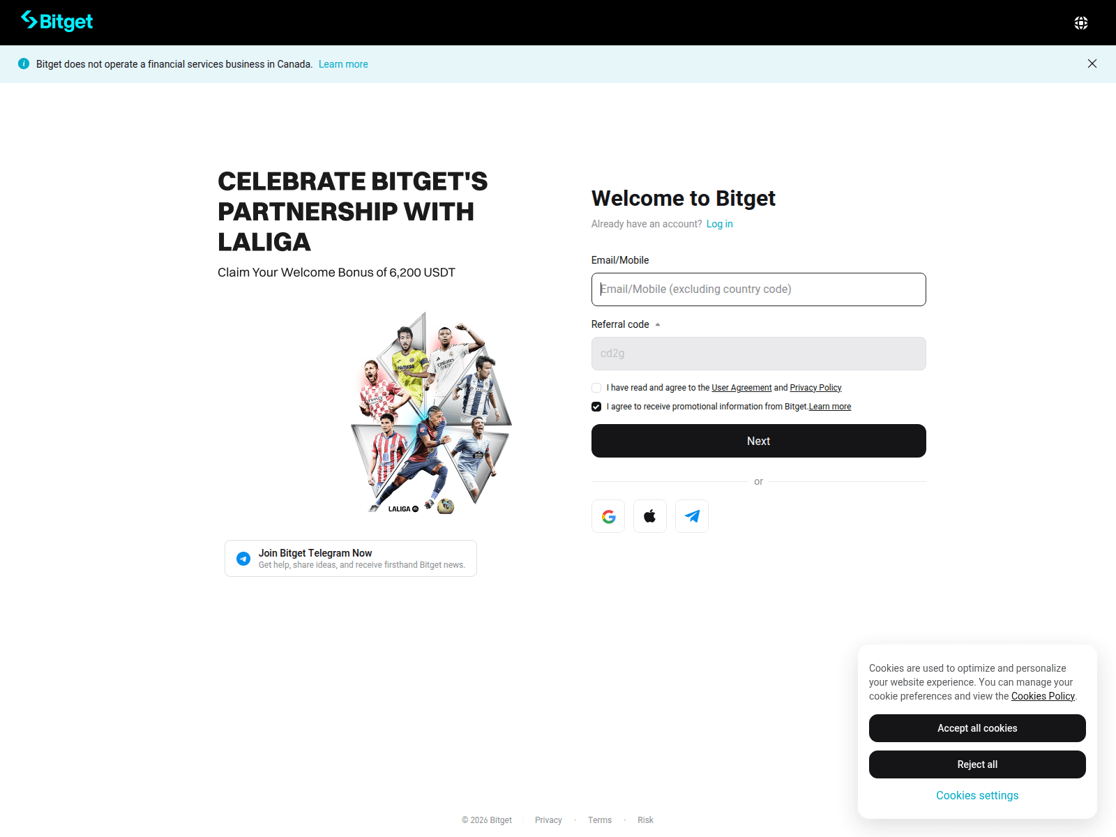 Screenshot of bitget.gr