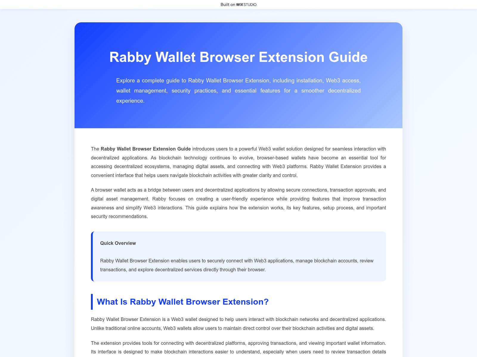 Screenshot of apps-rabbyio-nav.wixstudio.com